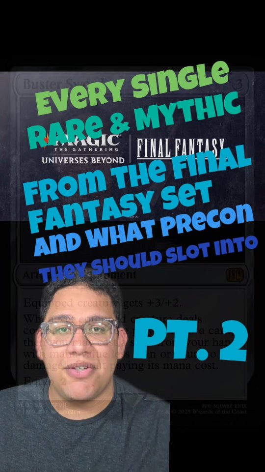 Help me find a better name for this series! 😅😅
---
#edh #commander #mtgtok #mtg #mtgxFinalFantasy #preconplayground #pcpg #magicthegathering