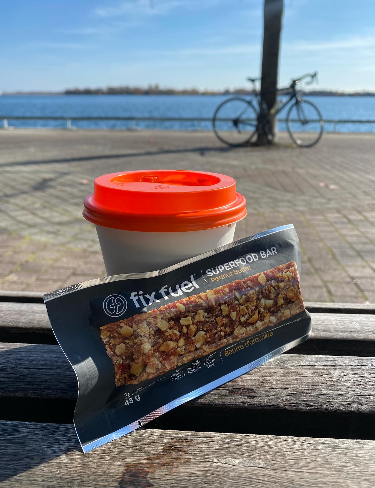 Fix Fuel Bar. Bike. Coffee. Sunrise. That’s the formula.
#fuelup