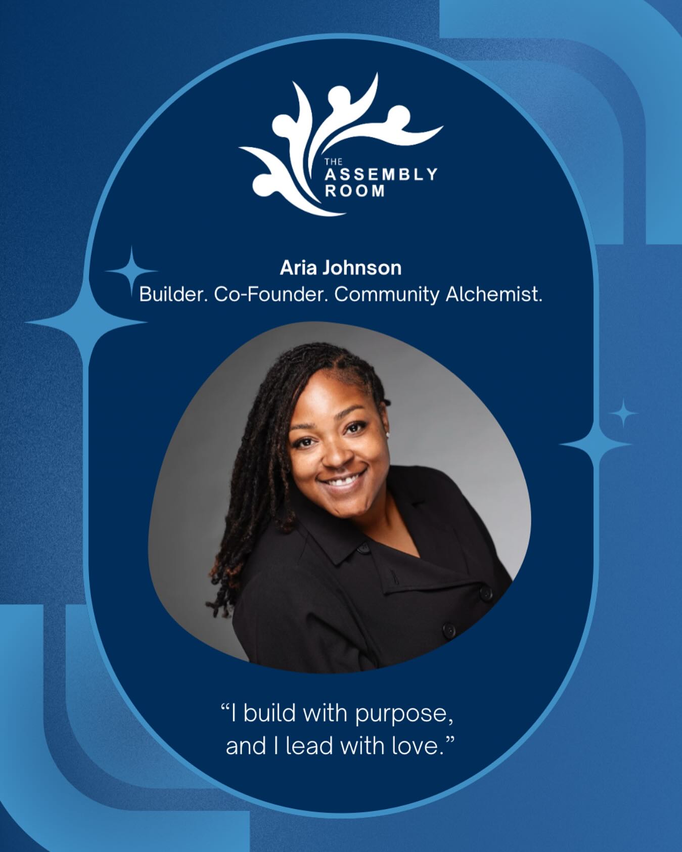 Aria Johnson is many things, a community builder, director of construction, cultural producer, and a fierce believer in what’s possible when we come together.
As co-founder of The Assembly Room, Aria brings her unique lens, merging public policy, construction, and culture, to design systems and stories that spark equity and economic growth.
From boardrooms to block parties, Aria is all about creating spaces of transformation. Her leadership isn’t just about what gets built, but who gets seen, heard, and lifted in the process.
She’s a strategist. A dreamer. A doer.
And she’s building something beautiful.
#AriaJohnson #BuilderOfCulture #CreativeLeadership #TheAssemblyRoom #WhoWeAre #WomenWhoBuild #CommunityPower #BlackWomenLead