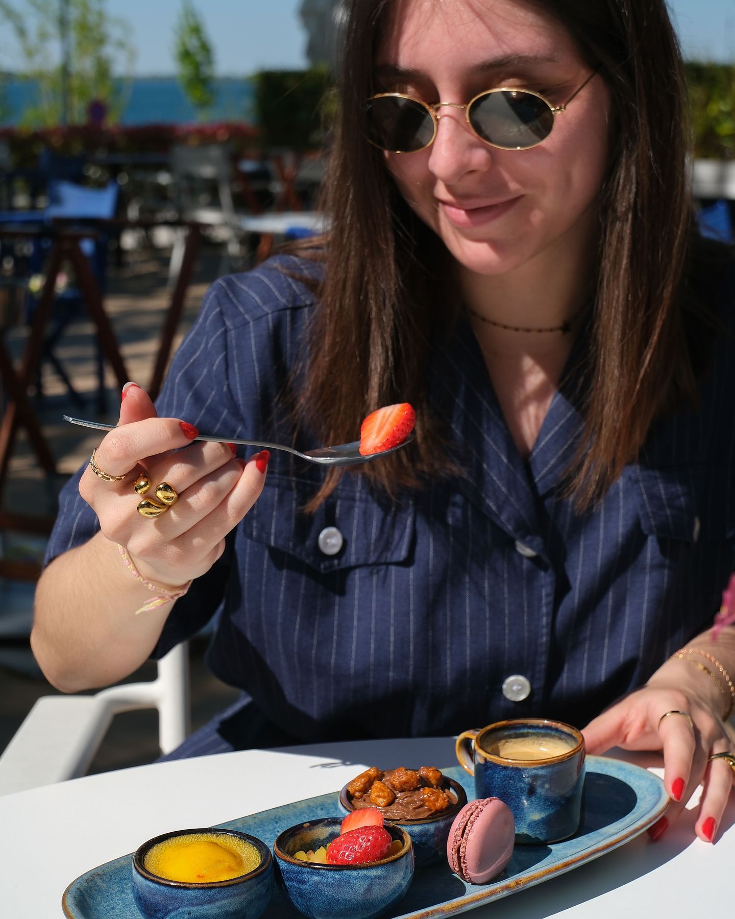 Café gourmand sous le soleil, un concentré de douceurs à savourer sur notre terrasse ☀️
#lebelvédère,brasseriecontemporaine