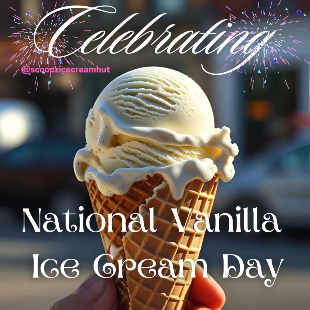 🎉 Happy National Vanilla Ice Cream Day from Scoopz.
Today we’re celebrating the classic that started it all. Smooth, creamy, timeless vanilla ice cream.
Simple? Yes. Boring? Never.
Come treat yourself to the OG of ice cream flavors – because sometimes the classic is all you need. 💛
#NationalVanillaIceCreamDay #ScoopzIceCream #VanillaLovers #YEGFoodie #IceCreamCelebration #ScoopzSummer #YEGEvents #Scoopzicecreamhut #Vanilla #Lovevanilla #vanillaicecream #vanillaicecreamday #vanillaicecreamcone #vanillaicecreamcake #vanillaicecreamontop #neverboring #classicflavor #classicicecream #classicicecreamflavor #yourfavorite