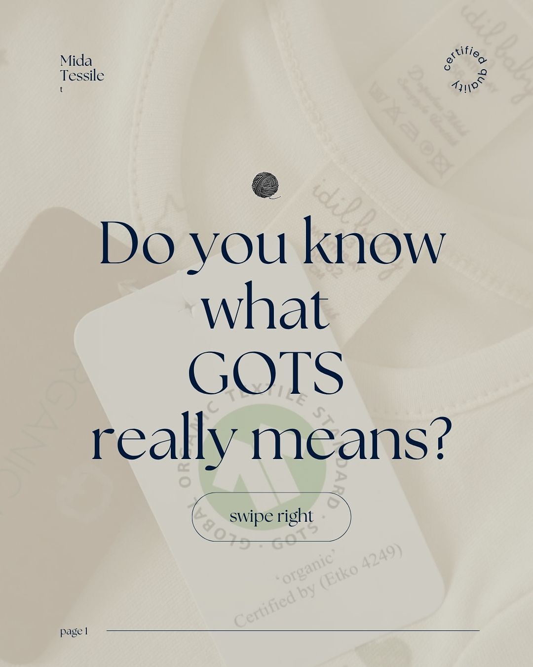 We often hear about GOTS, but do we really stop to think what it means for your brand?
At Mida Tessile, all our yarns are certified by trusted international standards like GOTS, OEKO-TEX®️, and RWS.
It’s not just about compliance:
✅ It means organic origin, safe processes, social and environmental responsibility.
✅ It means giving real value and credibility to your fashion collection.
Certified quality is no longer optional, it’s what conscious brands and customers expect.
If you’d like to know how we work or simply have questions, our inbox is always open.
#midatessile #knitwearmanufacturing #gotscertified #sustainablefashion #madeinitalyknitwear #certifiedquality #privateLabelKnitwear #knitwearsupplier #fashionbrands #ethicalproduction #organictextiles