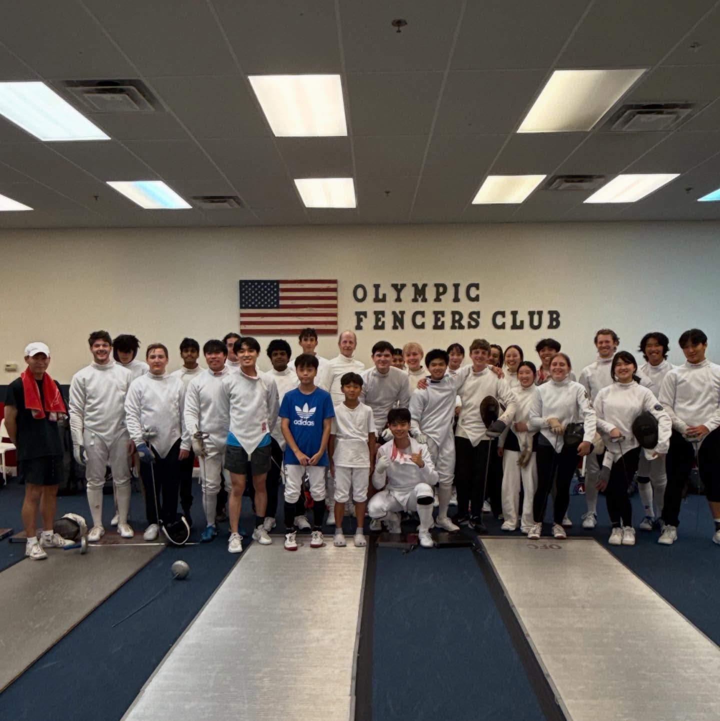 After coming a long way from Taiwan, even though it was a short 9 days, you tackled the tough training and lessons each day with a joyful heart and showed growth every single day. Your name, Happy, suits your personality perfectly! The passion you showed for learning fencing and the seriousness with which you trained gave me a glimpse of a bright future ahead of you. Stay healthy, and I truly hope we’ll see each other again soon!!👍👏❤️🤺
“OFC FAMILY”