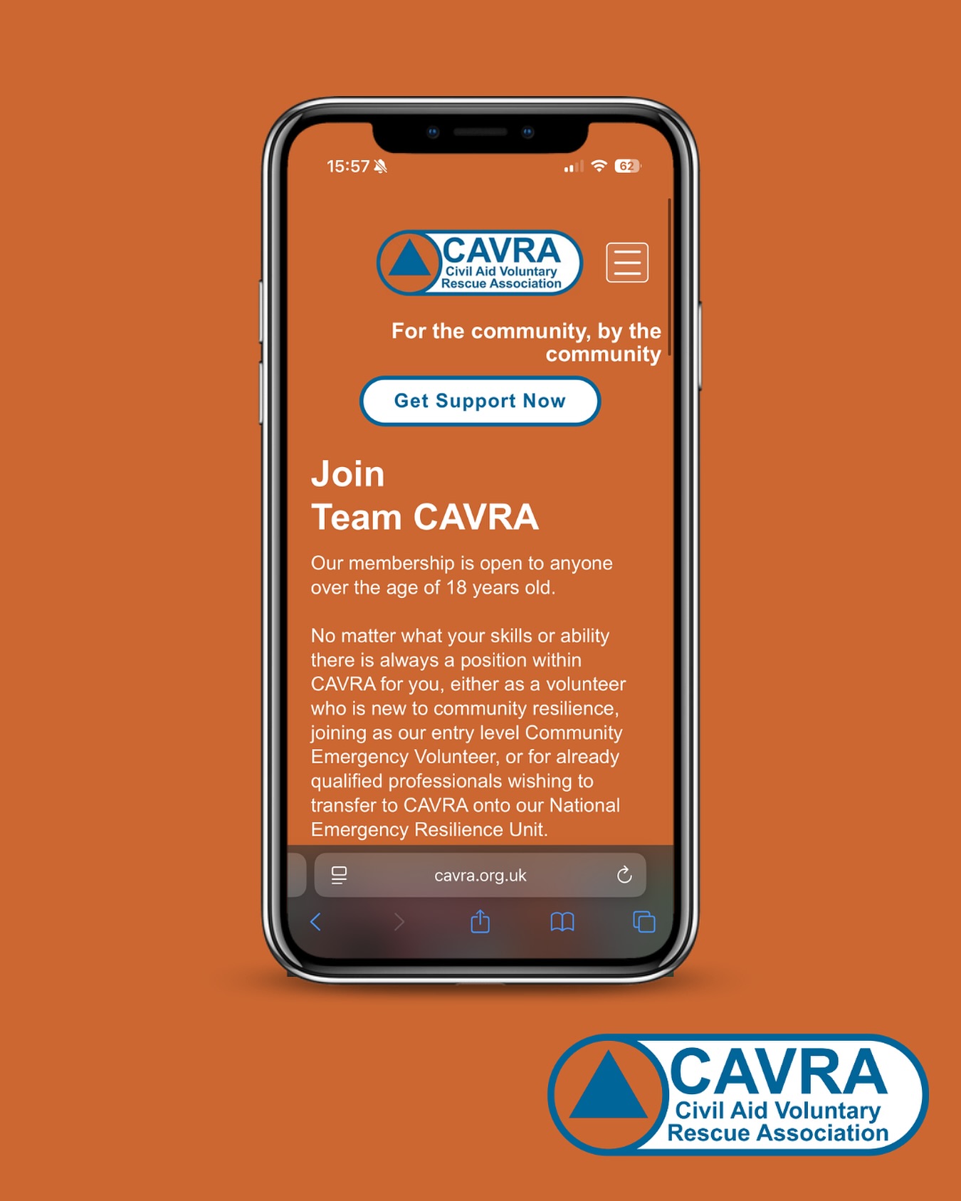 Learn more about our Community Emergency Volunteer Teams!
Today’s topic - How To Join
Want to help your local community in times of crisis? CAVRA’s Community Emergency Volunteer Teams operate in towns and villages across England & Wales. No experience necessary — just commitment.
You’ll be part of flood response, evacuation support, door-to-door outreach, or transport logistics. Step up today.
Please visit our website (www.cavra.org.uk/join-us) to apply.
#VolunteerOpportunity #CEV #CAVRA #ForTheCommunityByTheCommunity