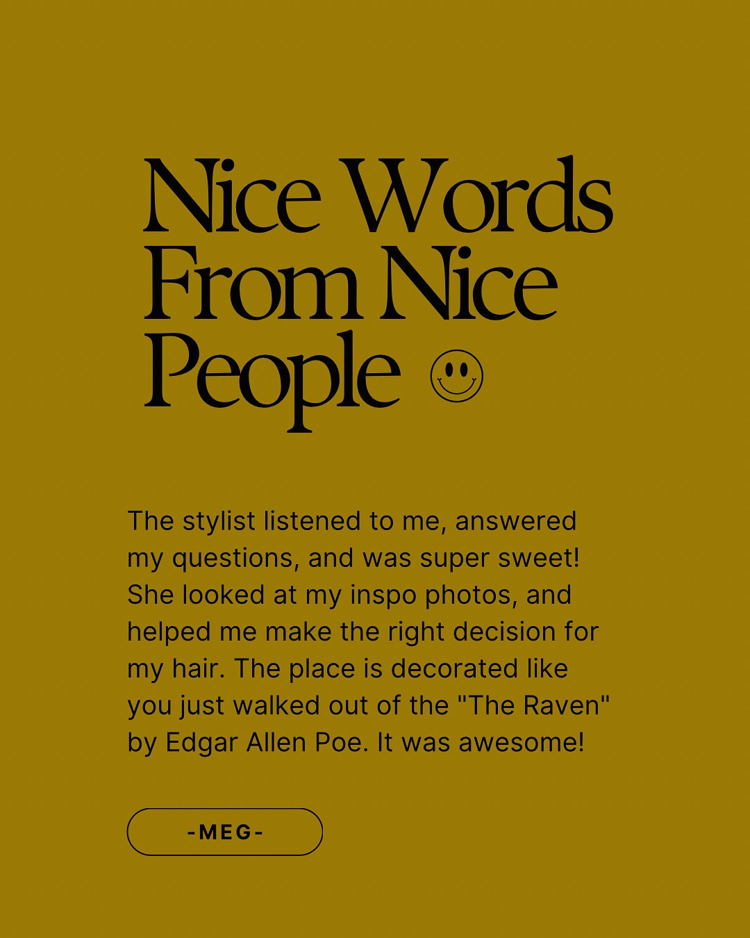 Your compliments? Feeding our egos AND our chairs. Thanks for the love 🖤🖤🖤.
Wanna see what the fuss is about? We’re waiting for you.