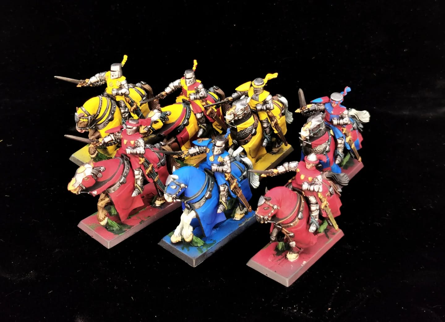 Chevaliers Bretonniens !
WIP commande en cours !
Niveau table top standard
Schéma imposé
#warhammertheoldworld #warhammer #warhammerfantasy #bretonnianarmy #bretonnian #bretonnia #warhammercommunity #warhammerfantasybattle #warhammerarmy #the_old_world #warhammercommunity #warhammerpainting #bretonnie #bretonnien #warhammerpainting #paintingminiature #paintingminis