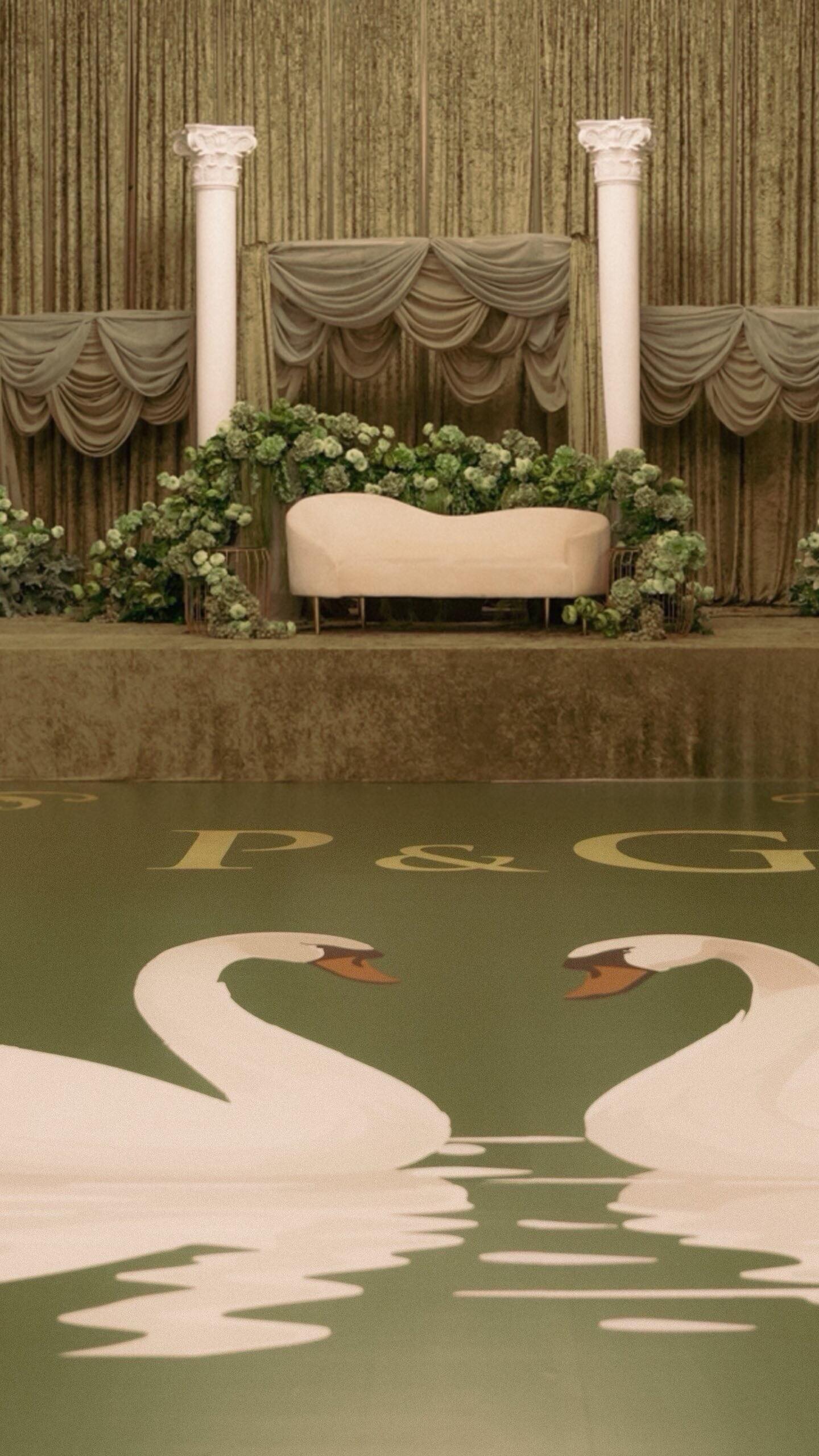 A Symphony of moss green, Pears and grapes, alongside the elegance of graceful swans
A reception concept where earthy elegance meets timeless romance
Design Decor & floral @universaldecor
Bridal Styling + Aesthetic Curation: @pashionconsulting @pavensandhar
Our Beautiful Bride and Groom @palvi15 @ Gurveer
@parasrathi
@royalkingpalace
@infiniteimpressions_
#WeddingReception #WeddingDecor #ReceptionDecor #LuxuryWeddingDecor #WeddingInspiration #WeddingDesign #WeddingStyling #WeddingDetails #WeddingVibes #eventdécor