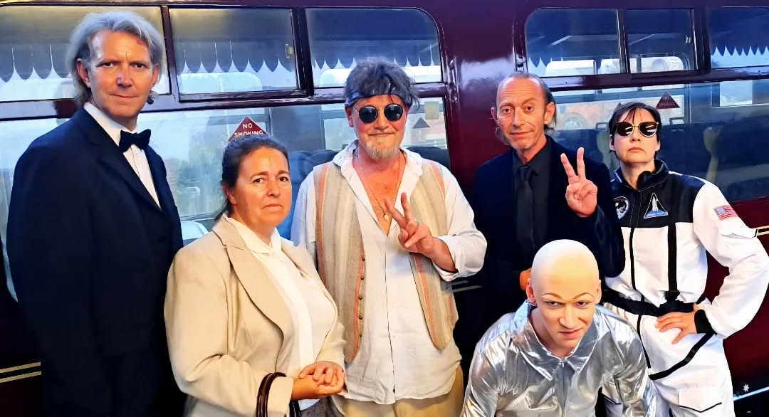 Fly me to the moon!
Ivan the Lunatic tried to steal NASA secrets on the @midnorfolkrailway last night! Did he/she succeed? Did #jamesbond stop them? And who made the best Bond villian??
If you were there, please comment below!
#bondvillain
#flymetothemoon
#murdertrain
#murdermystery