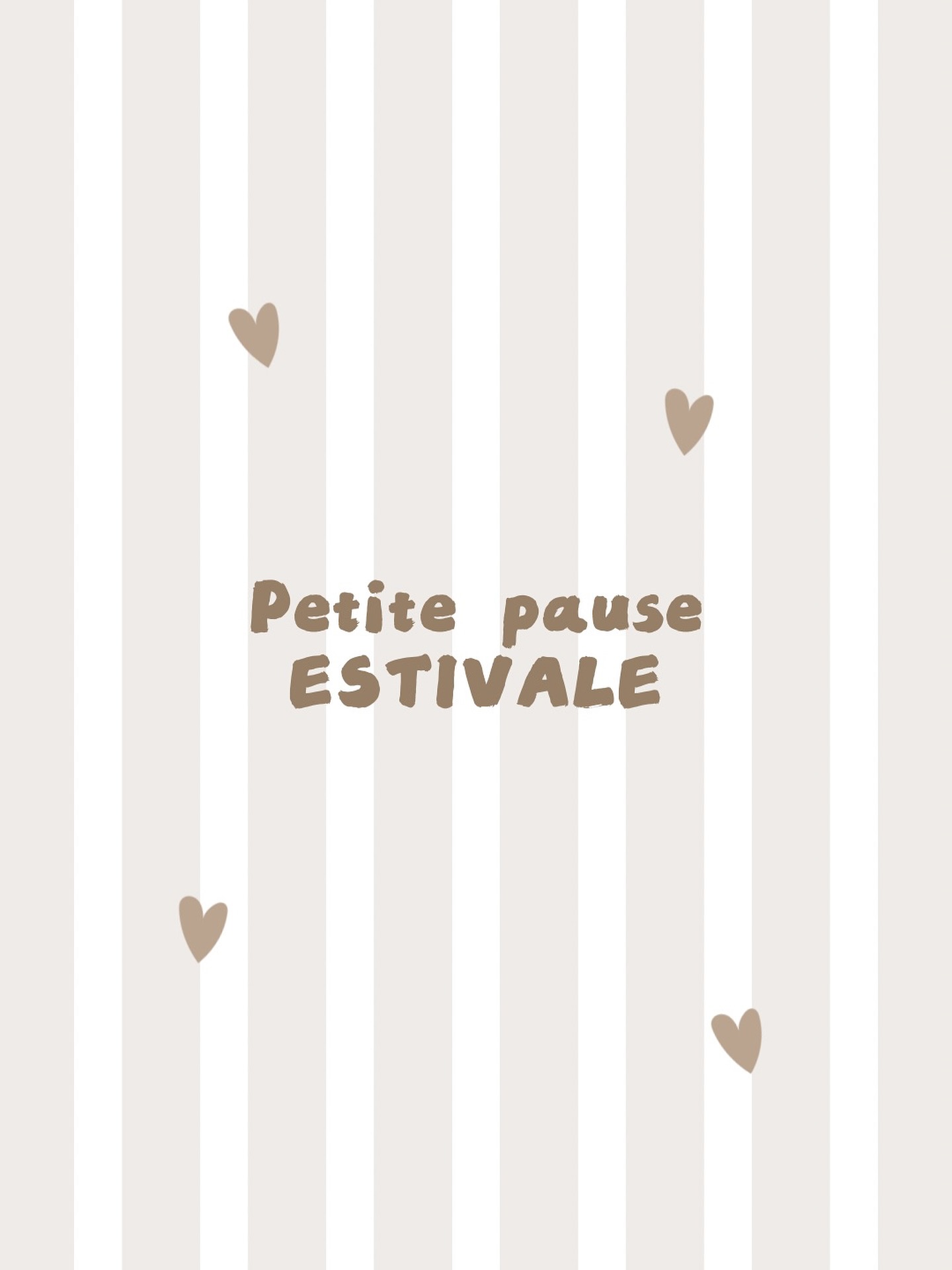 Petite pause estivale #2☀️
L’atelier ferme ses portes du 31 juillet au 10 Août. Les commandes passées durant cette période seront traitées à notre retour par ordre chronologique.
Belles vacances ☀️
