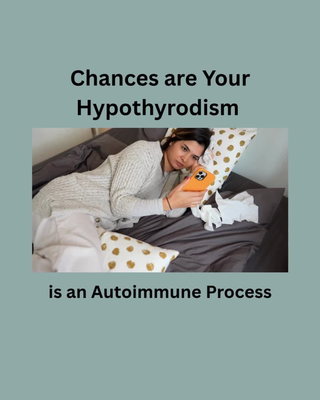 Research shows hypothyroidism mainly arises from autoimmune diseases, accounting for up to 90% of cases, or from hyperthyroidism treatment. A full thyroid panel is recommended to check for autoimmune thyroiditis (Hashimoto's). Hypothyroidism reduces metabolic function and causes gastrointestinal issues, including delayed gastric emptying, constipation, and IBS-like symptoms due to slowed bowel motility and potential small intestinal bacterial overgrowth (SIBO). SIBO can disrupt the conversion of inactive thyroid hormone (T4) to active (T3) and lead to malabsorption of essential nutrients like iodine and selenium, further impacting thyroid function. It may also increase intestinal permeability, potentially triggering autoimmune responses and worsening conditions like Hashimoto’s. Constipation is a sign your thyroid needs support and why as a functional nutrition counselor I focus on helping clients heal enhanced intestinal permeability (leaky gut). I may also recommend a SIBO breath test to dig deeper into digestive issues when struggling with hypothyroidism.