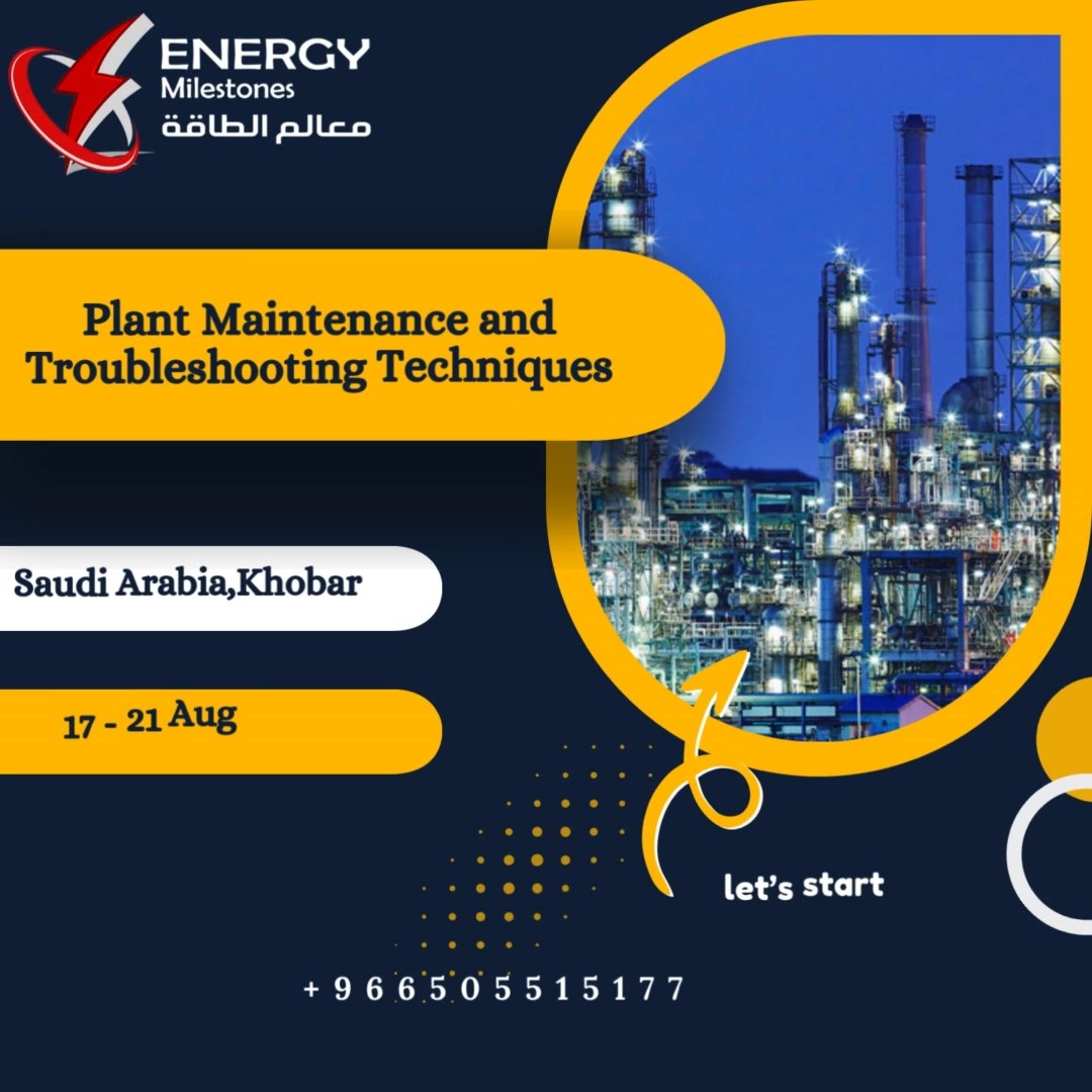 𝐏𝐥𝐚𝐧𝐭 𝐌𝐚𝐢𝐧𝐭𝐞𝐧𝐚𝐧𝐜𝐞 𝐚𝐧𝐝 𝐓𝐫𝐨𝐮𝐛𝐥𝐞𝐬𝐡𝐨𝐨𝐭𝐢𝐧𝐠 𝐓𝐞𝐜𝐡𝐧𝐢𝐪𝐮𝐞𝐬
.....
https://www.energymilestones.com/product-page/plant-maintenance-and-troubleshooting-techniques-26
#Plant #Maintenance #Troubleshooting #Techniques #Energymilestones #Training #Training_center #Energymilestones #Corporation