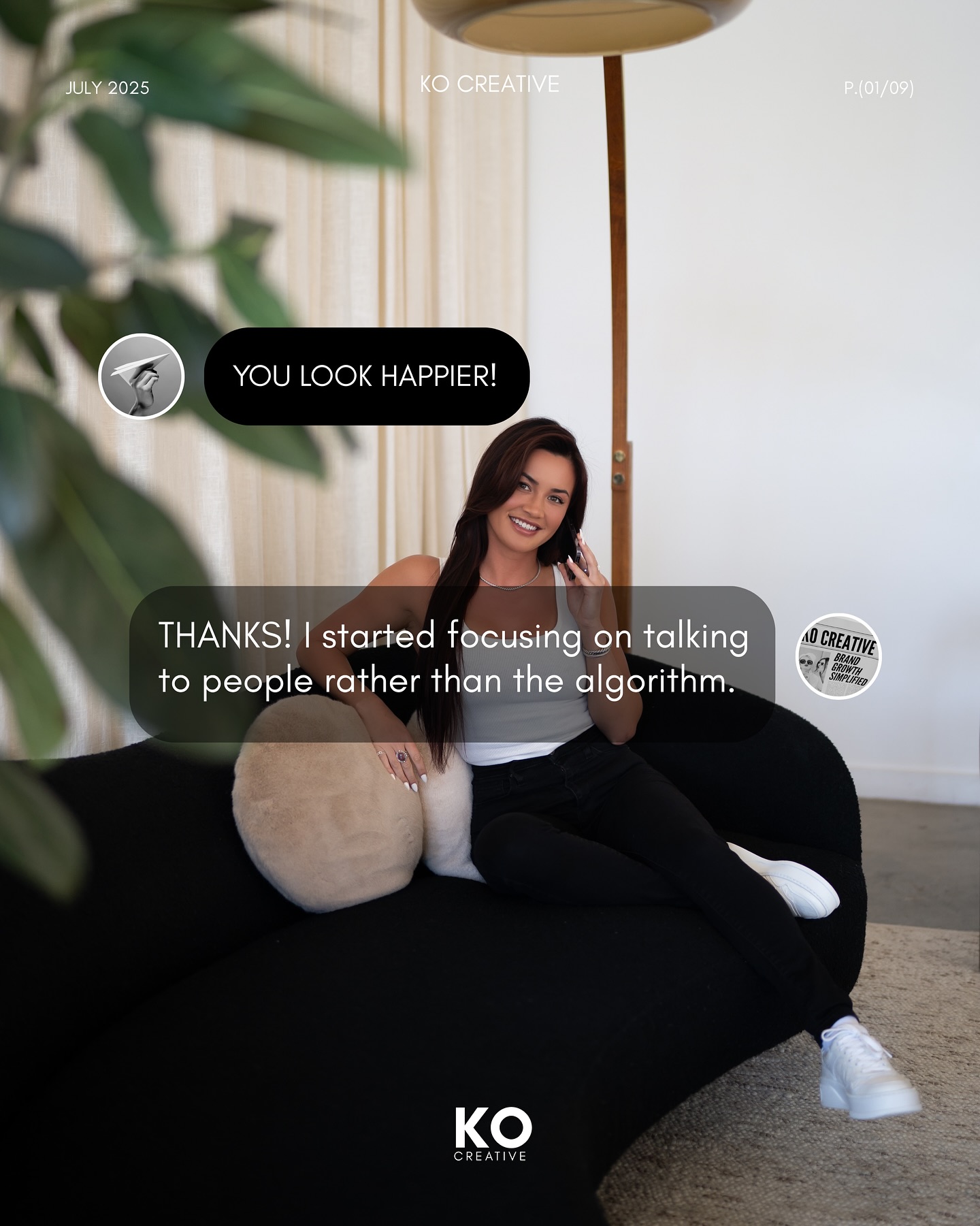 Little shifts - Big freedom // These days, the ROI I care most about is how I feel.
What’s been making you feel lighter lately? Drop it below! I wanna hear!👇
#KOcreative