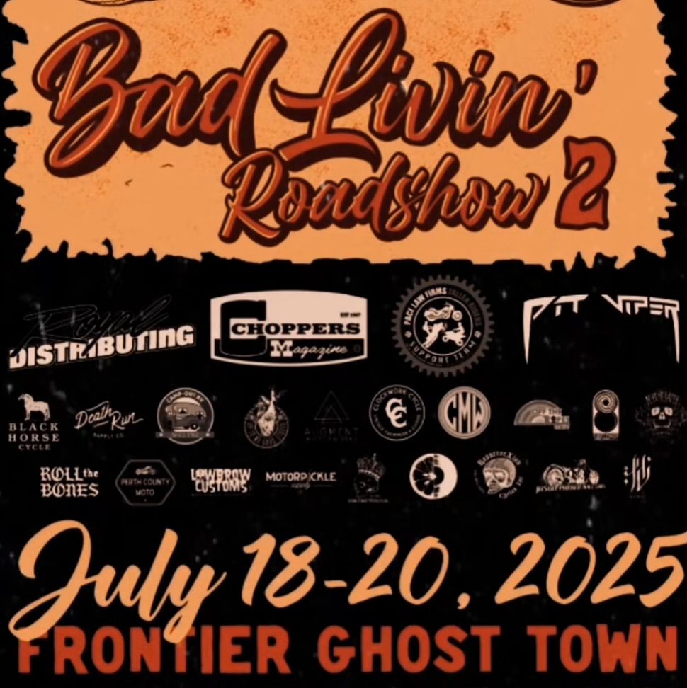 We will be set up at Bad Living Roadshow all weekend!
Shop will be closed at Noon today and closed Saturday.
If you’re at the show, stop by our booth and say hi!
Looking forward to some Good Times and Bad Livin!
@bad_livin_roadshow
#goodtimescycle #badlivin #badlivinroadshow #badlivin2025 #badlivinroadshow2025 #durham #fronteirghosttown #harleydavidson #bikeshow #choppershow
