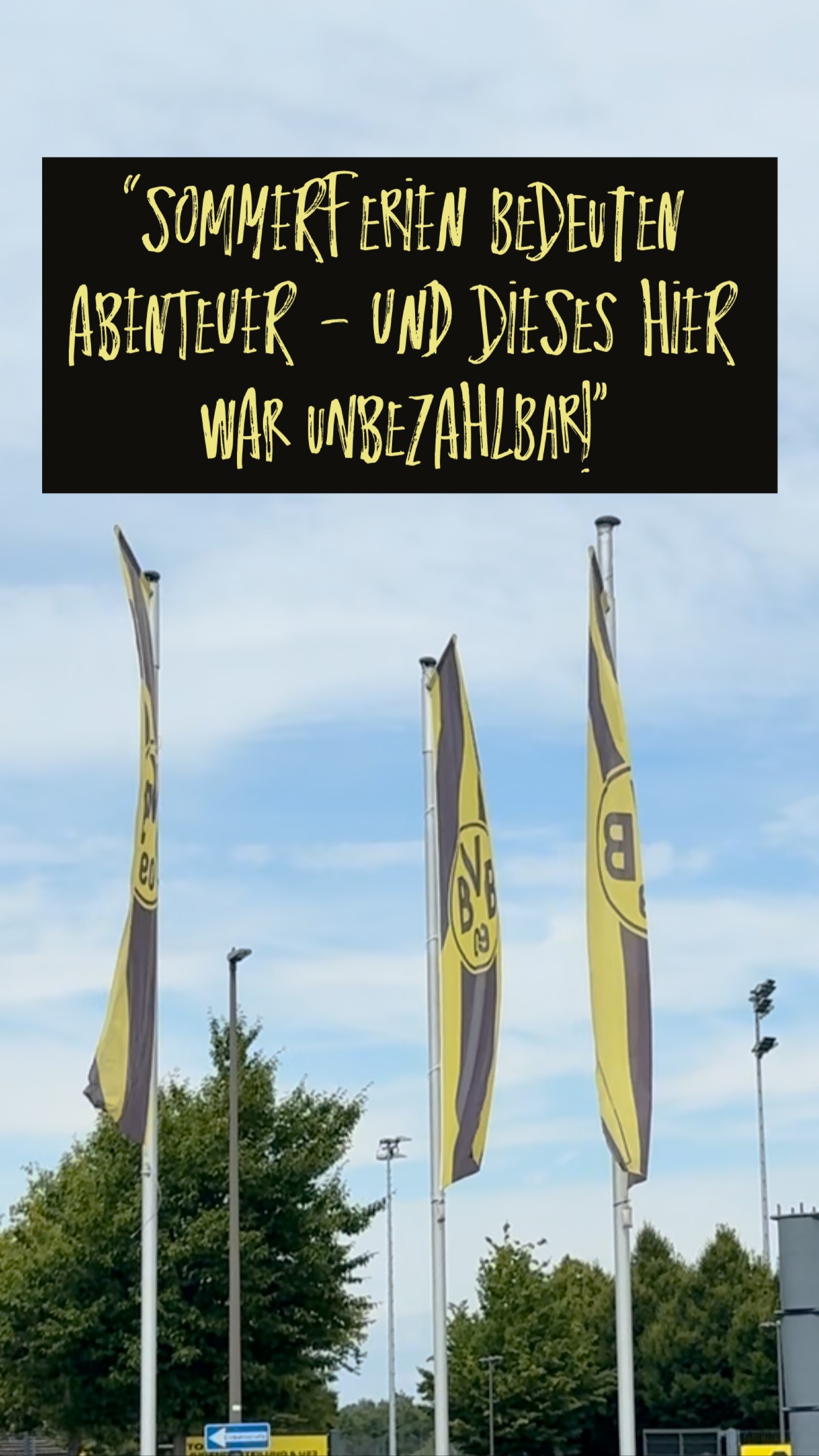 “5 Tage Fußballcamp beim BVB in Brackel ⚽
540 km gefahren, 11,5 Stunden im Auto – und weißt du was? Jeder einzelne Kilometer war es wert! 💛🖤
Denn was zählt, ist nicht Zeit oder Geld, sondern das Strahlen in den Augen, die pure Freude und die Erinnerungen, die unbezahlbar sind.
#Elternliebe #UnbezahlbareMomente #BVB #Fußballträume #AllesFürDasLächeln