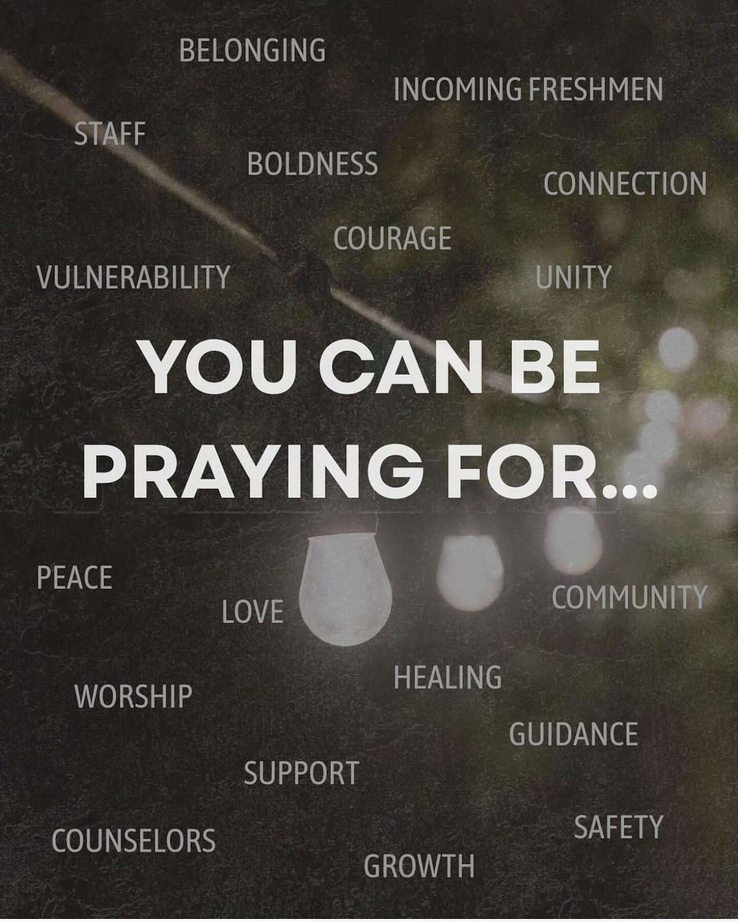 Partner with us in prayer! With only 1 week until this year’s retreat, here are some things you can be praying about for our retreat, staff, and students! Student registration is still open until MONDAY at NOON! You won’t want to miss this! Forge 2025, WE CAN’T WAIT! #forge25