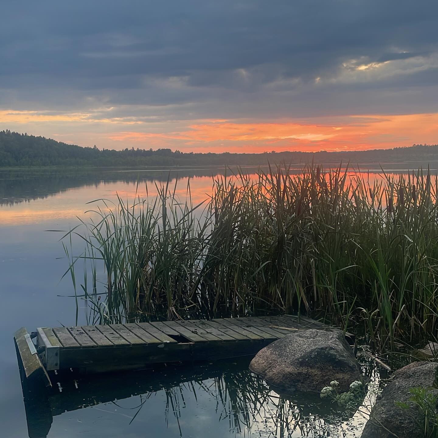 Matalajärven tilanne. +21 C