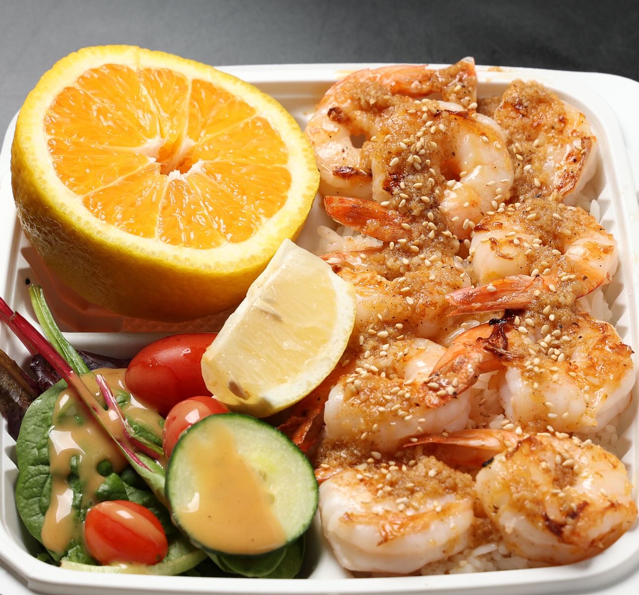 Cajun Shrimp Bento Box @Teriyaki City Grill