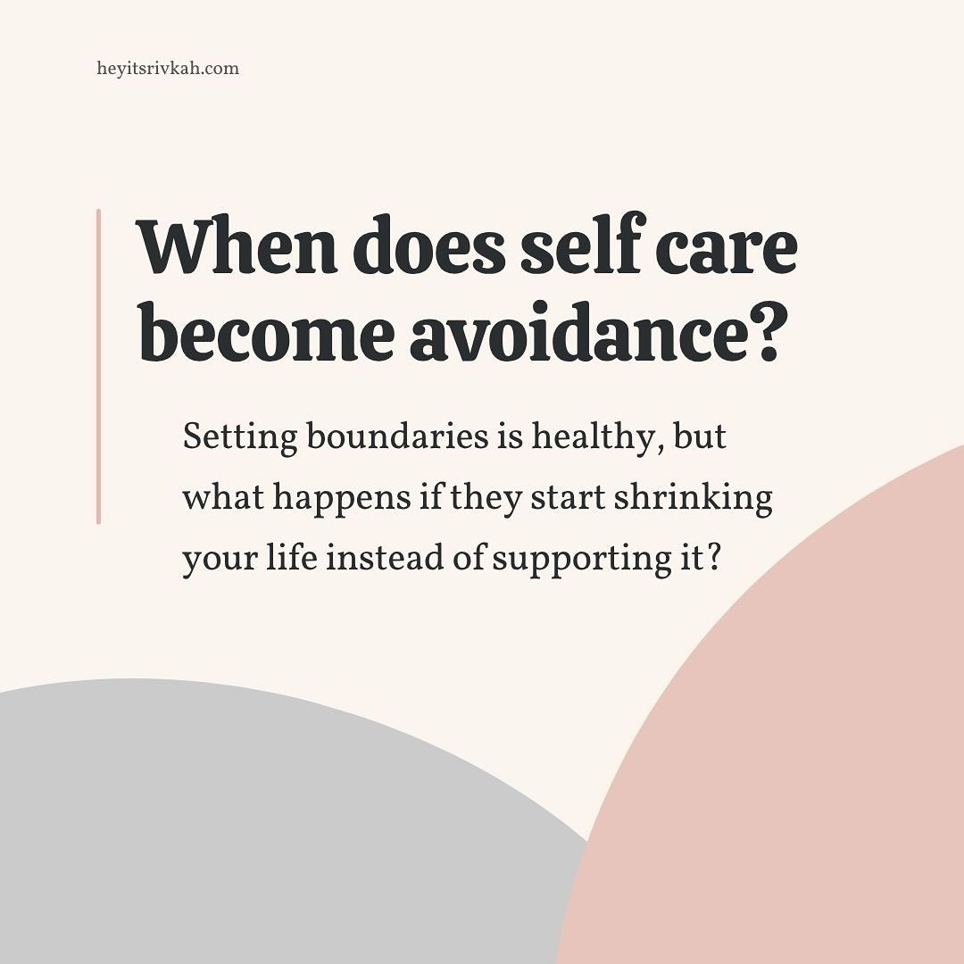 Something I’ve been thinking about recently is when self-care crosses over into maladaptive behaviors. I know this post has a lot of words! Swipe through and read as many as you can hopefully some of them will resonate. #selfcare #trueselfcare #mentalhealth #jewishtherapist