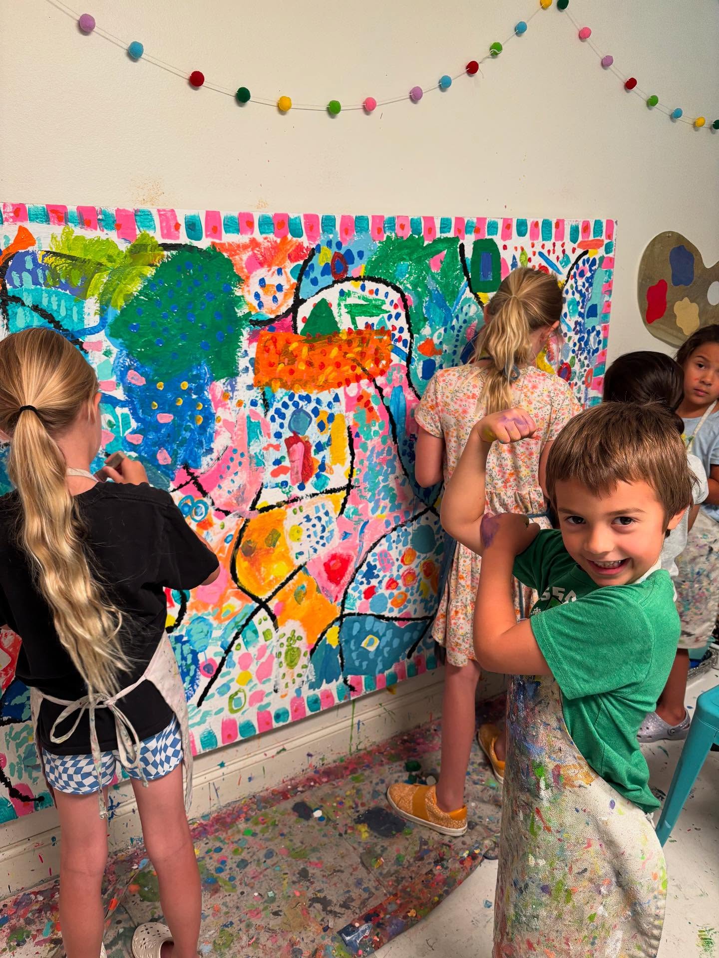 Another exciting day full of fun in the studio! I'm so excited to show you all what the kids have been creating!