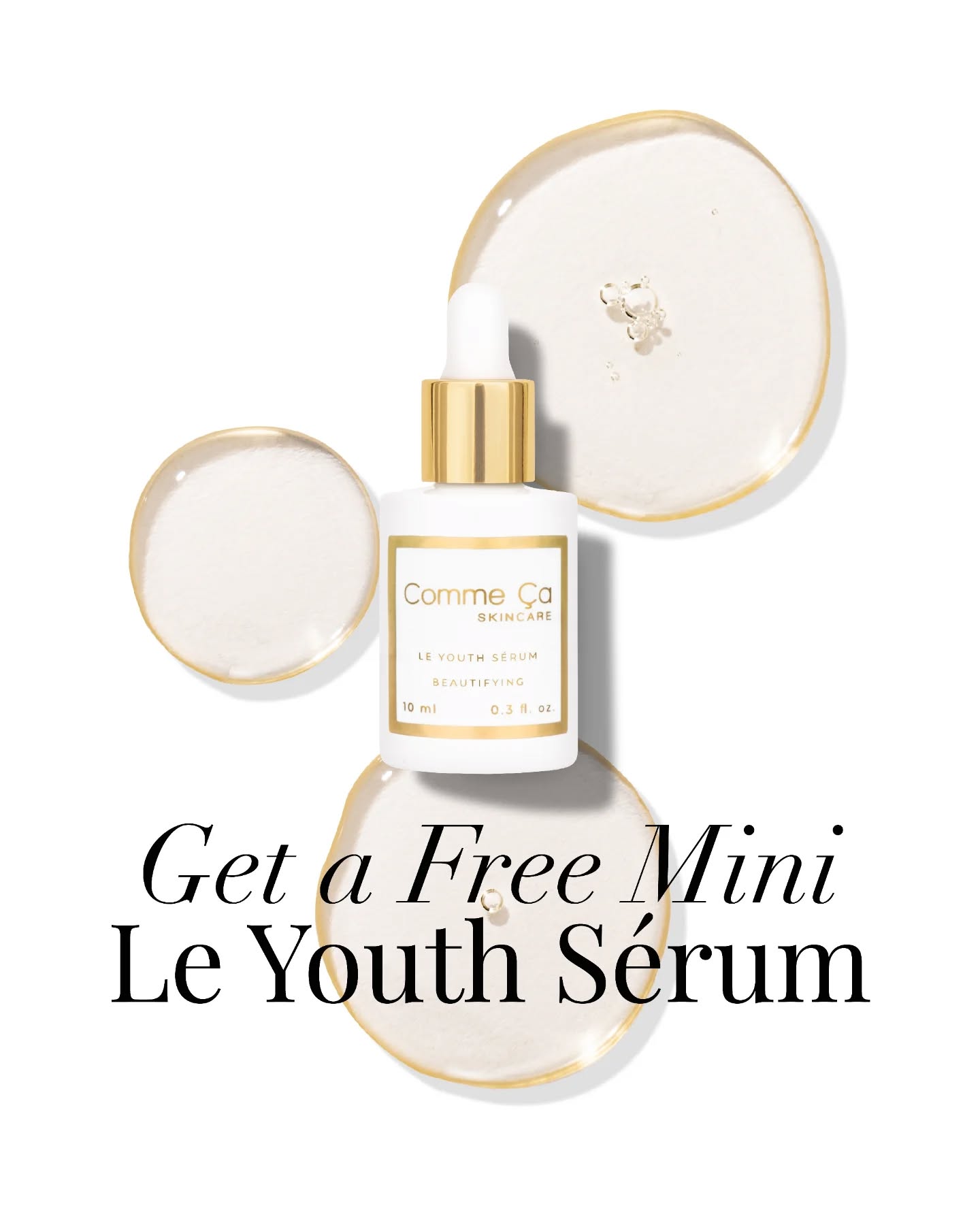 Receive a complimentary mini Le Youth Sérum (worth €37.50) with any order from €42.50.
Le Youth Sérum is a luxurious blend of plant oils, algae and botanical extracts, designed to nourish, soften and restore the skin. With the subtle scent of pure vanilla, it’s a daily ritual in a bottle.
✔ Deeply moisturizes and nourishes
✔ Restores skin’s elasticity
✔ Rich in vitamin E to fight premature aging
✔ 100% naturally derived, vegan & dermatologically tested
Indulge in your daily glow-up.
(The serum will be added to your order automatically. You don’t need to do anything during checkout.)
