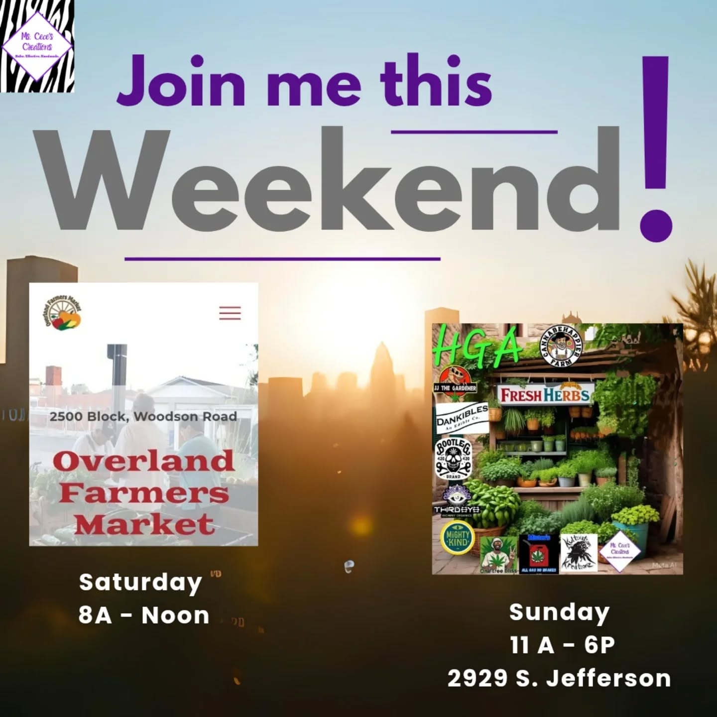 If you're in the St. Louis area, join me and some other amazing businesses this weekend. Saturday at the Overland Farmers Market and Sunday at the Home Growers Association. Local orders can be placed and picked up at either location 💜
#mscecescreations #overlandmo #overlandfarmersmarket #hga #supportlocalstl #buylocalstl
