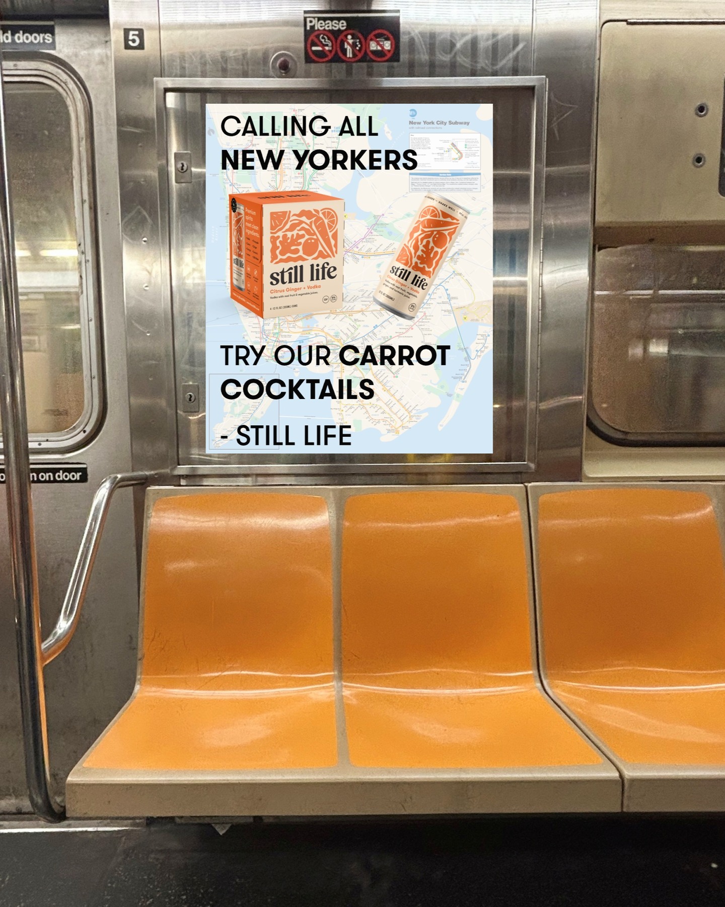 Of all the crazy things we've seen in NYC... our carrot citrus ginger cocktail is pretty high up there. It's crazy good. 🥕🧡🍊
P.S. you probably can't even tell but this is actually photoshopped.
#drinkbetter #nyc #subway #drinkresponsibly #newyork #stilllife #livestilllife