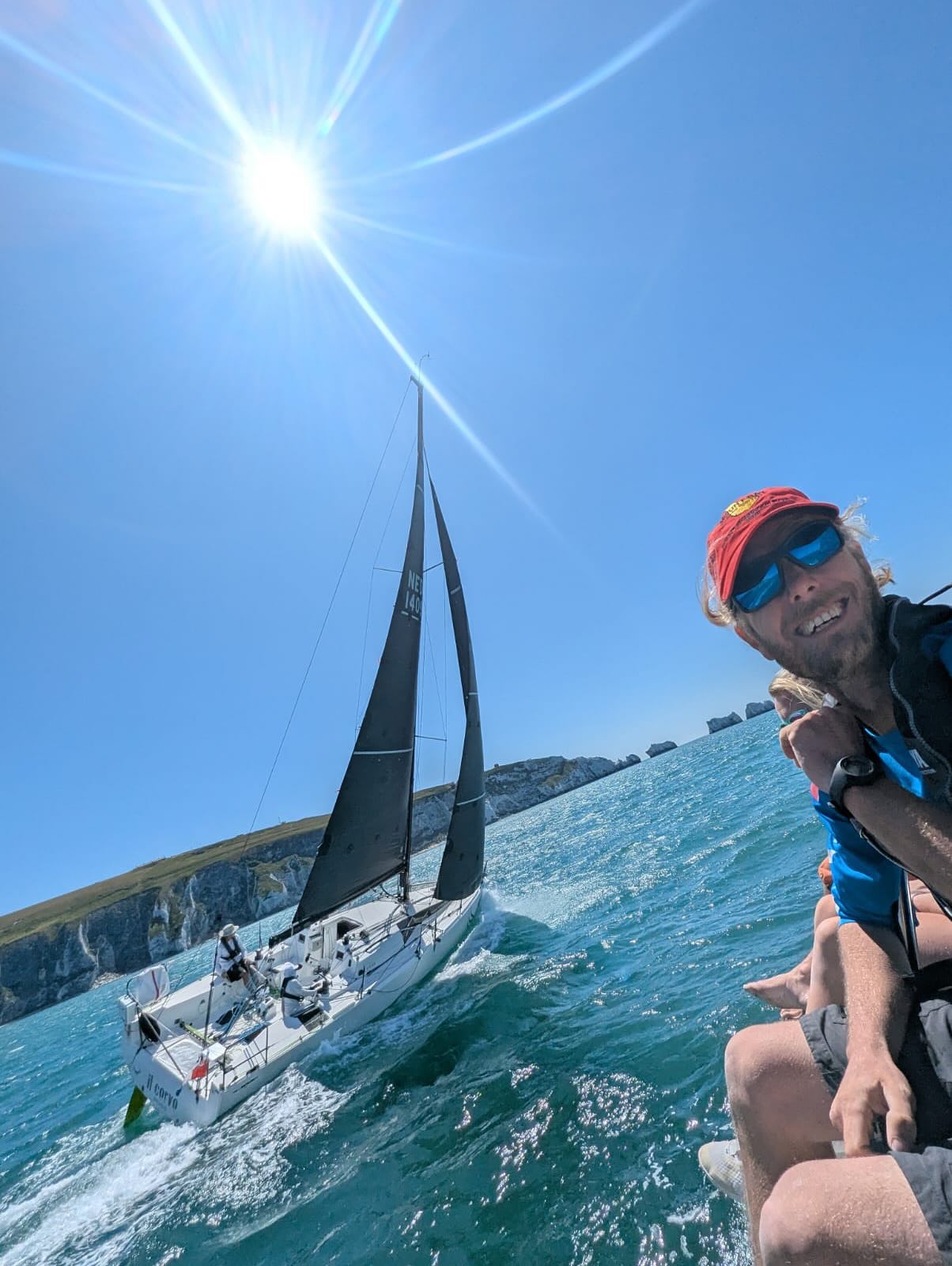 Smiles, sunshine, and serious sailing – that’s life aboard Mad Dash! Whether we’re hooning downwind or chasing light Zephyrs with a kite in the sky, the vibe is always high and the smiles never fade. 😄⛵
Mad Dash is your home for good times, great sailing, and happy faces – but don’t just take our word for it. Come see for yourself!
🎉 Individual spaces available for Cowes Week – only £180!
This is one opportunity that’s hard to beat.
📩 Contact us directly or head to www.sailinghounds.co.uk for all the details.
#MadDashMoments #CowesWeek2025 #SailingLife #GoodVibesOnly #UKSailing #SailingAdventure #KiteChasing #ZephyrHunting #GetOnBoard #SailingHounds #HappyFacesAtSea