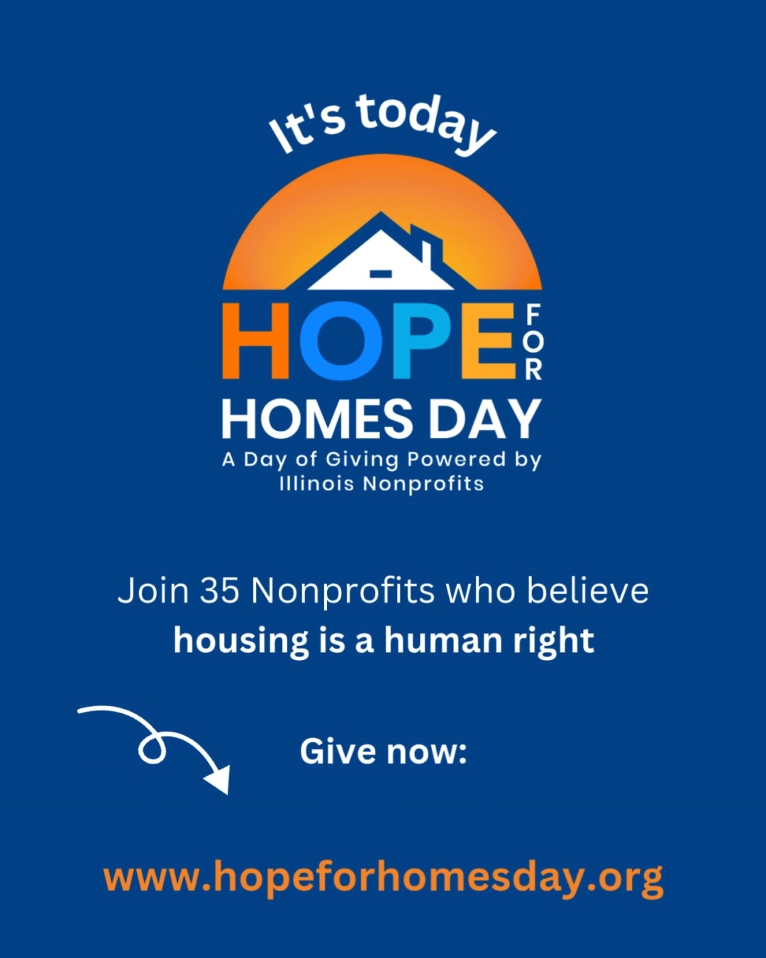 Thanks to The Chicago Community Trust, the first 3 nonprofits that receive the most likes on this Hope for Homes Day post will unlock a $500 bonus.
To help support our work - please give this post a like, and spread the word about Hope for Homes Day!
#hopeforhomes