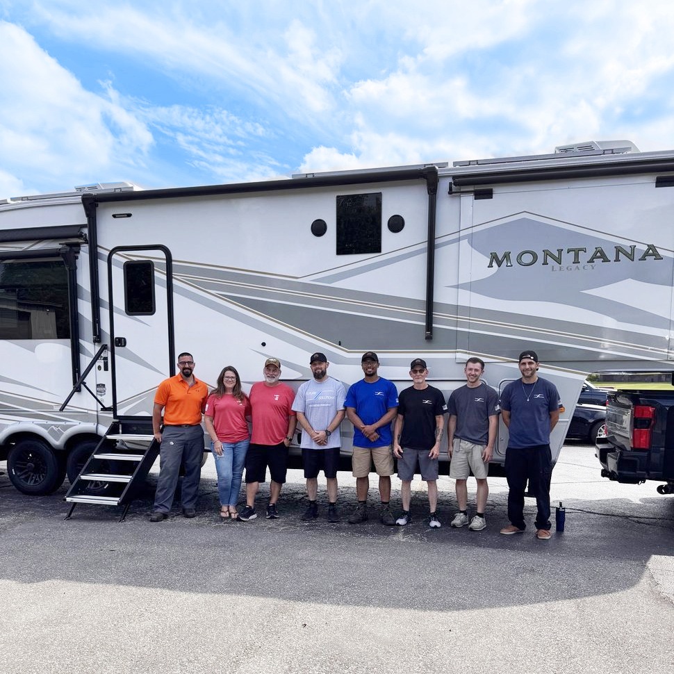 You won't believe your eyes when you see what our upfit team accomplished last week on @finduscamping's new Montana! With Jesse, Abel, Mike, Gage, and the rest of the crew on the job, it's no surprise they crafted this upfit to perfection. It's not just a looker; it's built to perform even better!
We're really excited for Jimmy and Lisa to continue to create countless new memories in this gorgeous, newly upfitted Montana.
Off-grid adventures, here you come!
#FutureSolutionsUpfit #FindUsCamping #LivingOffSunshine