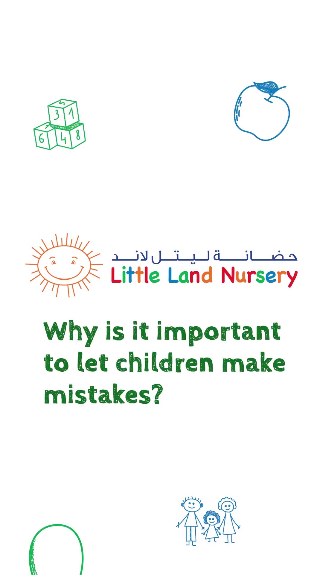 At Little Land Nursery and Montessori Centre, we believe in the powerful growth that comes from learning through experience. Our latest video dives deep into this philosophy, showing you why it’s essential to let children make mistakes.
#LittleLandNursery #Montessori #Dubai #UAE #DubaiMums #DubaiMumLife #MumsOfDubai #ExpatMumDubai #DubaiParenting #DubaiNursery #DubaiWithKids #DubaiLadies #DubaiLuxury #DubaiWoman #ExpatMums