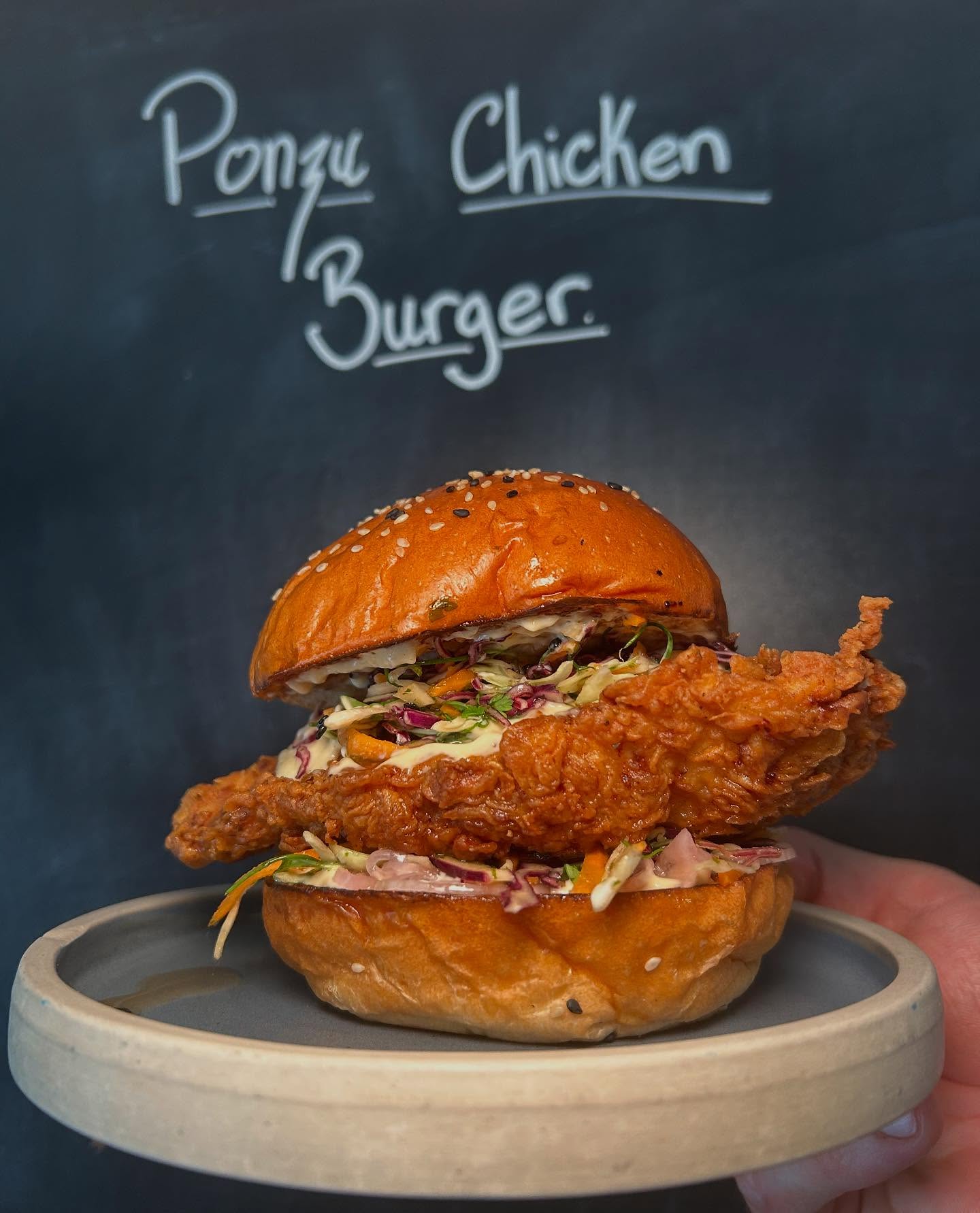 Ponzu yuzu chicken burger on as a special for a few days
@jays.sauce doing bits
@tobystayt 👨🍳