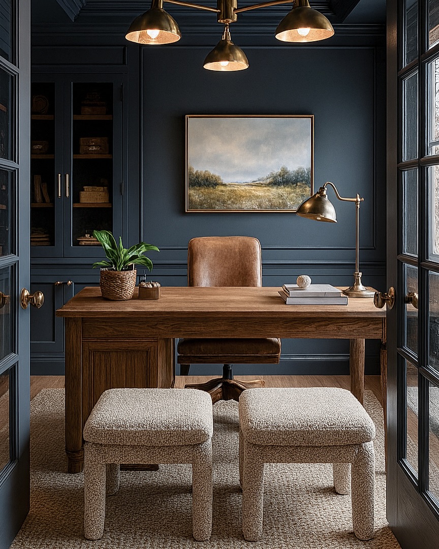 Designed for Depth
A study in quiet focus and modern mood - every one of these office spaces was designed by us with intention, warmth, and soul. From sculptural lighting to saturated color stories, each one tells its own story while reflecting the Sho and Co signature: layered, functional, and deeply personal.
Which space would you work from?
#modernhomeoffice
📷 @ryanshapirophotography
Keywords:
moody color story, modern interior design, layered design, calming spaces, soulful spaces, warm modern interiors, textural styling, cozy minimalism, sculptural lighting, functional layout, organic modern, neutral interiors, intentional styling, earthy color palette, design that feels good