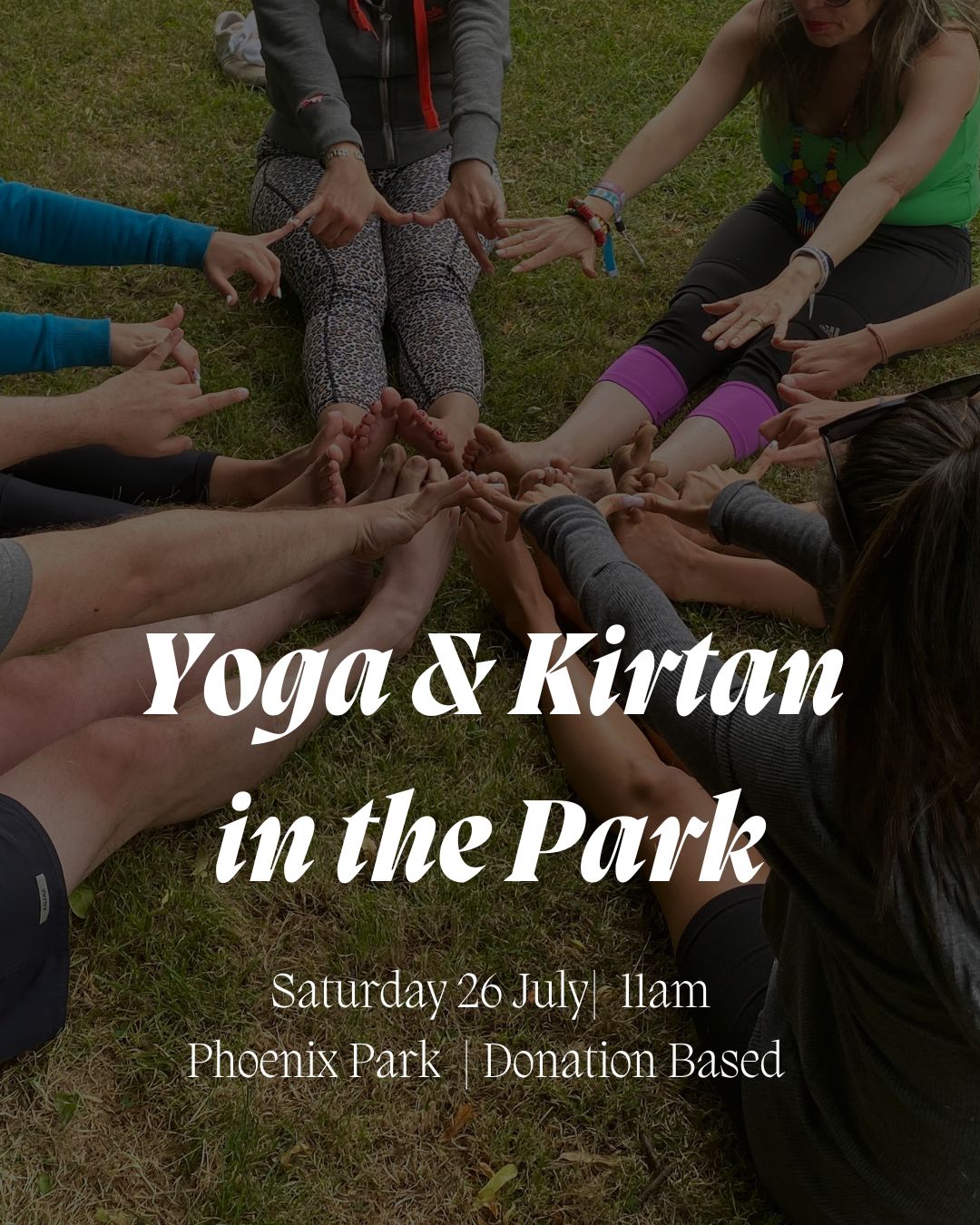 ~ Yoga & Kirtan in the Park this Sat 11am ~
Join me for a community connection with embodied yoga practice followed by Kirtan & HeartSong Circle. You are also welcome to bring food to share with the community!
Location : Phoenix Park (near the zoo)
Contribution : Donation based
Booking info and link in bio.
with love,
Anna
#yogainthepark #outdooryoga #kirtan #communityyoga