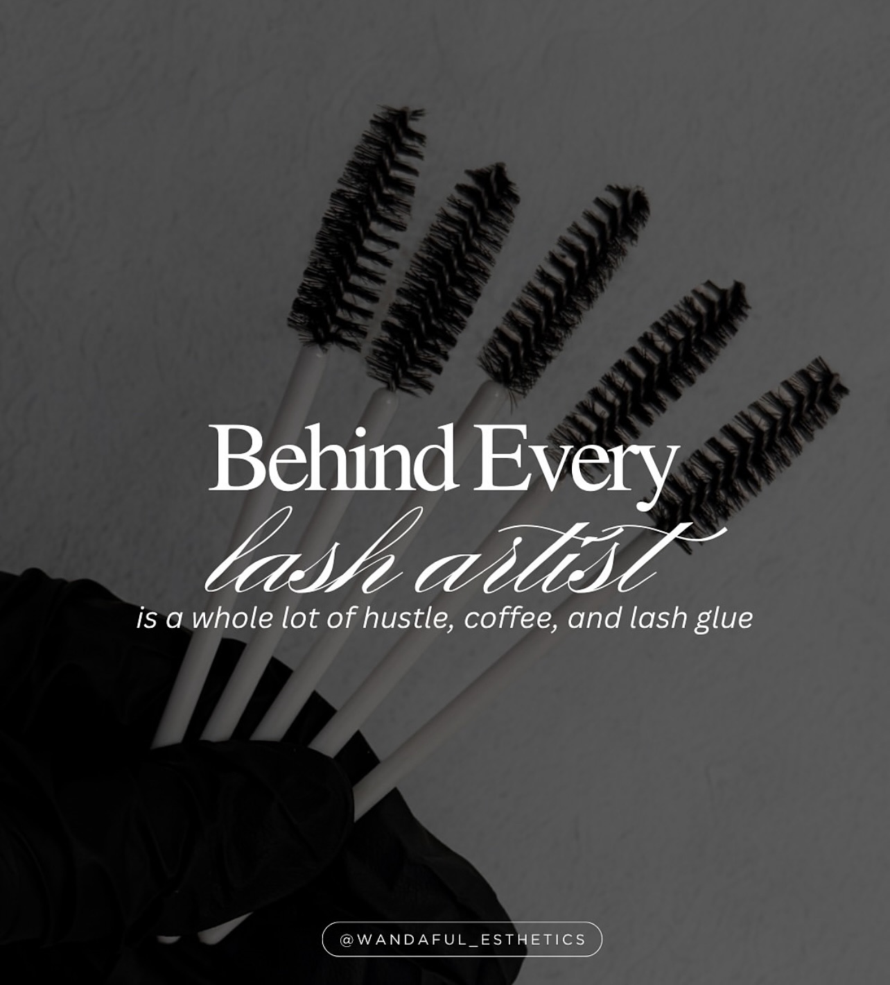 “It’s a whole lot more than perfect fans and pretty pictures
It’s the constant “scoot up a little”, lash isolation struggles, caffeine fueled days with “please don’t open your eyes” moments.
We love what we do… But let’s be real, it takes patience, precision, and a sense of humor to survive this lash life!”
@wandaful_esthetics said it best!! 👏🏼🙌🏼💕