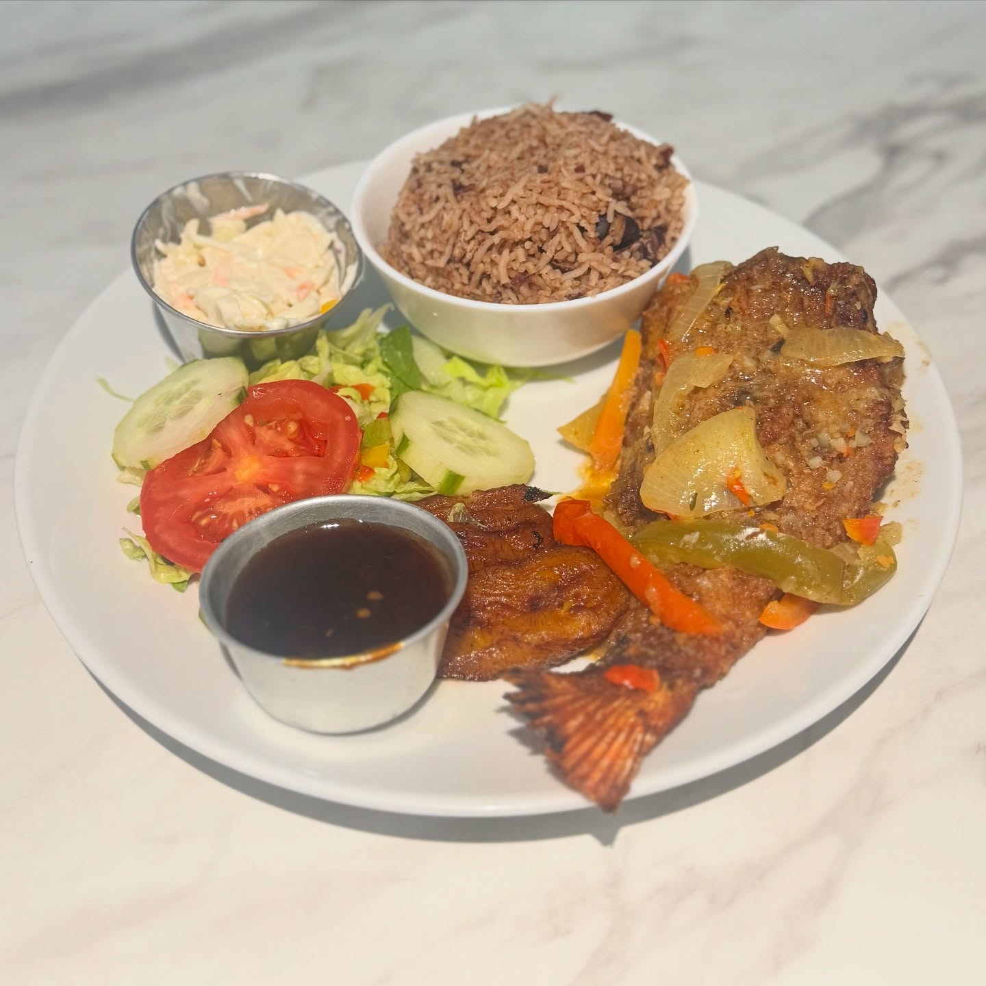 Escovitch Vibes And Island Tides ๐ ๐ถ๏ธ๐๏ธ- A Taste Of Jamaica Is The Only Way To Treat A Midweek Craving๐คญ๐ฏ๐ฒ๐จ๐พโ๐ณ #jamaicandelight #wednesday #escovitchfish
.
.
Follow us on TikTok!! paradise_romford
.
.
.
#Caribbeancuisine #jamaicanfood #chef #caterer #restaurant #romford #paradise #family #business #lounge #bar #jamaican #love #food #lounge #bar #essex #london #cocktails #events #catering #services #sweets #dinner #explore #explorepage #viral #festivals