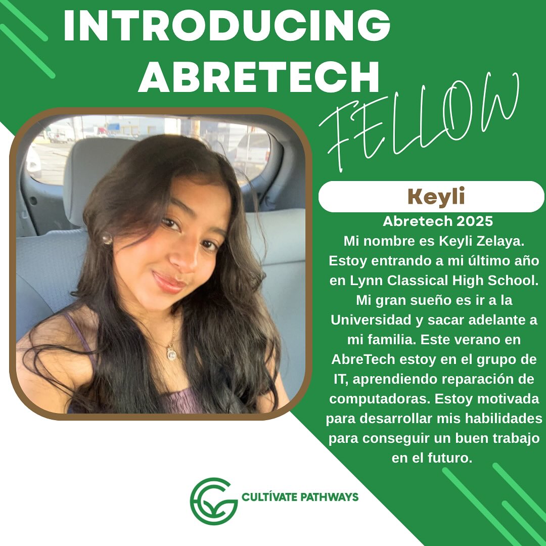 Introducing AbreTech fellows 2025! Pt.2
This amazing crew is working on repairing laptops for distribution with our nonprofit partner Tek Collaborative and building/coding a tool to help immigrant students understand their eligibility for state financial aid. We are pleased to present this talented group of fellows!
¡Presentamos a los internos de AbreTech 2025! Pte. 2
¡Este increíble equipo está trabajando en reparar laptops para distribuir a personas que los necesitan. Además están programado un herramienta para ayudar a los jóvenes aplicar para la ayuda financiera para college. Estamos muy emocionados de presentarles estés jóvenes talentosos. ✨💻✨
#techfuture #careerpathways #careerlearning #latinosintech #coding #multilingual #youthapprenticeship