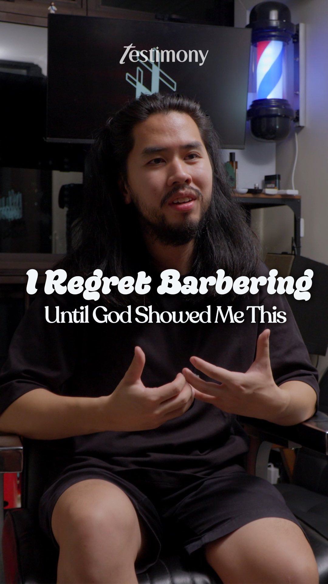 God planted a barbering dream into Nicholas' heart and used it for His glory 🙌🏼🥹 A story of God's calling, many struggles, and miraculous provision behind nbrhood💈Catch the full testimony now 💥 #linkinbio #testimony #christian