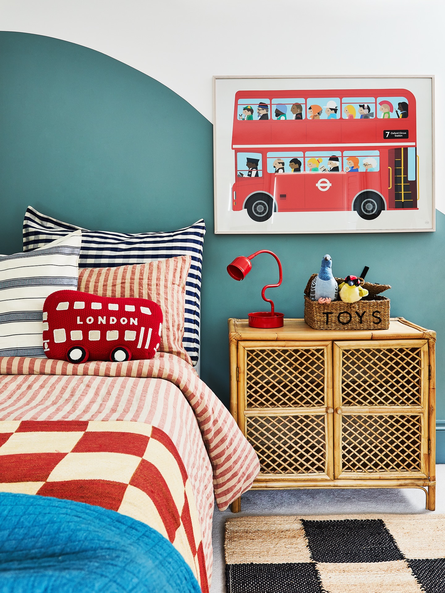 FOR THE LOVE OF BUSES & CARS…
A cute bedroom for a proper little London lad, through and through – who lights up at the sight of a double decker and can name every car and digger on the street.
Creating cosy corners and fun spots to play – to painted traffic trails, we designed this room to be full of the things that bring him joy – and for me, that’s job done. 🙌
Design & styling @andthentheywentwild
Photography @still_loljohnsonphotography
children’s bedroom design, kids’ bedroom ideas, playful interiors, colourful kids’ room, bespoke children’s room, child’s bedroom decor, interior design for kids, kids room styling, kids room inspiration, creative bedroom design