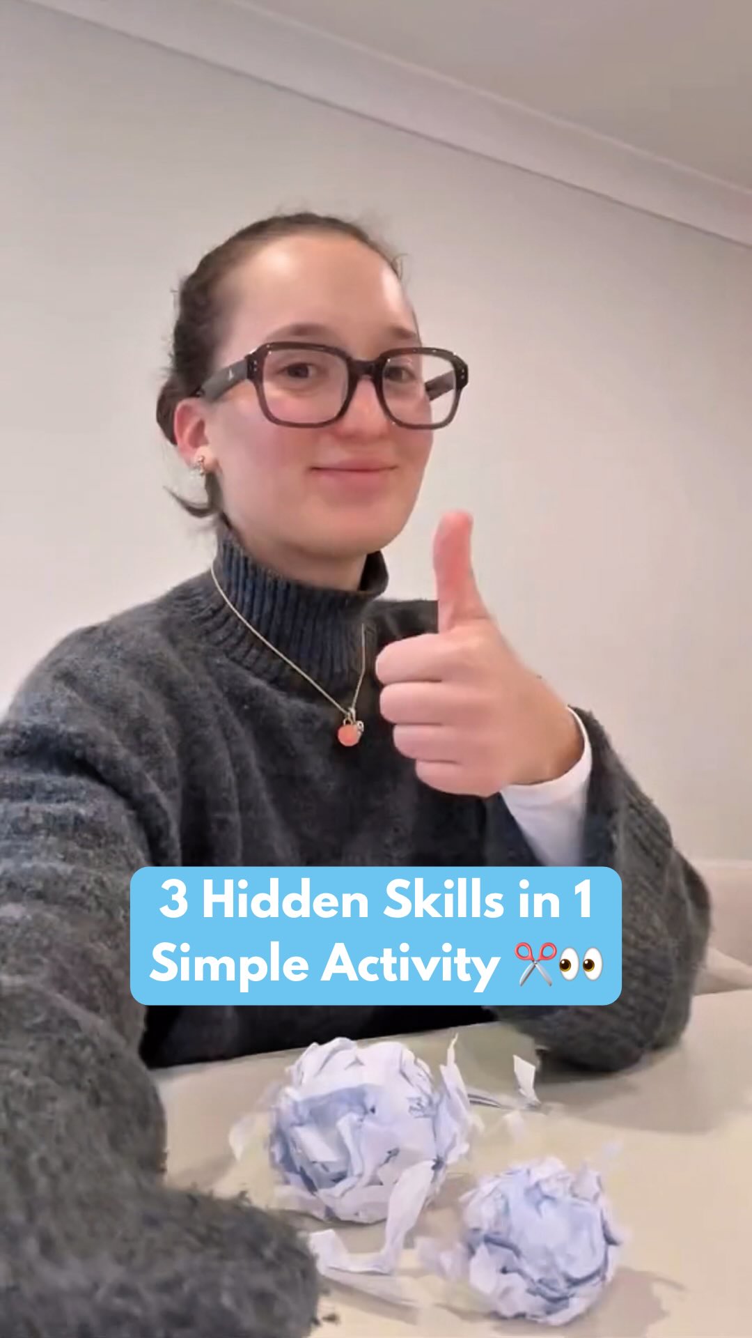Ever wonder what skills are hiding in a simple paper activity? ✂️🖐️
Lauren’s targeting:
✅ Bilateral coordination – using both hands together (e.g. one to hold paper, one to cut)
✅ Hand strength – needed for tasks like pencil grip and using scissors
✅ Tactile input – from scrunching and resistance, helping with sensory processing
These seemingly small skills lay the foundation for everyday independence - at home, in the classroom, and beyond!
✨Know someone who’d love this? Share it! And don’t forget to save!
#LittleHeroesOT #occupationaltherapyforkids