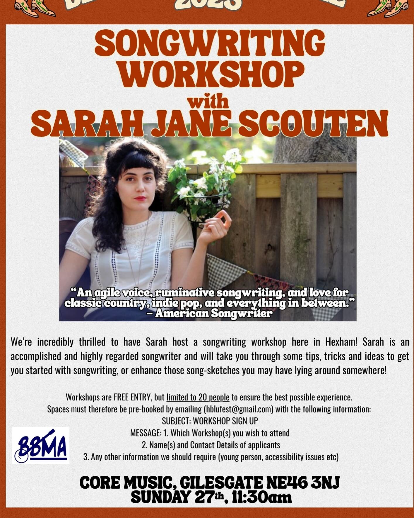 Still a few spaces remaining for our incredible FREE workshops, note these are limited to 20 people per workshop so please
email (hblufest@gmail.com) with the following information:
SUBJECT: WORKSHOP SIGN UP
MESSAGE: 1. Which Workshop(s) you wish to attend
2. Name(s) and Contact Details of attendees
3. Any other information we should require (young person, accessibility issues etc)
Sign up, bring an instrument and take your playing and performing to that next level!!!