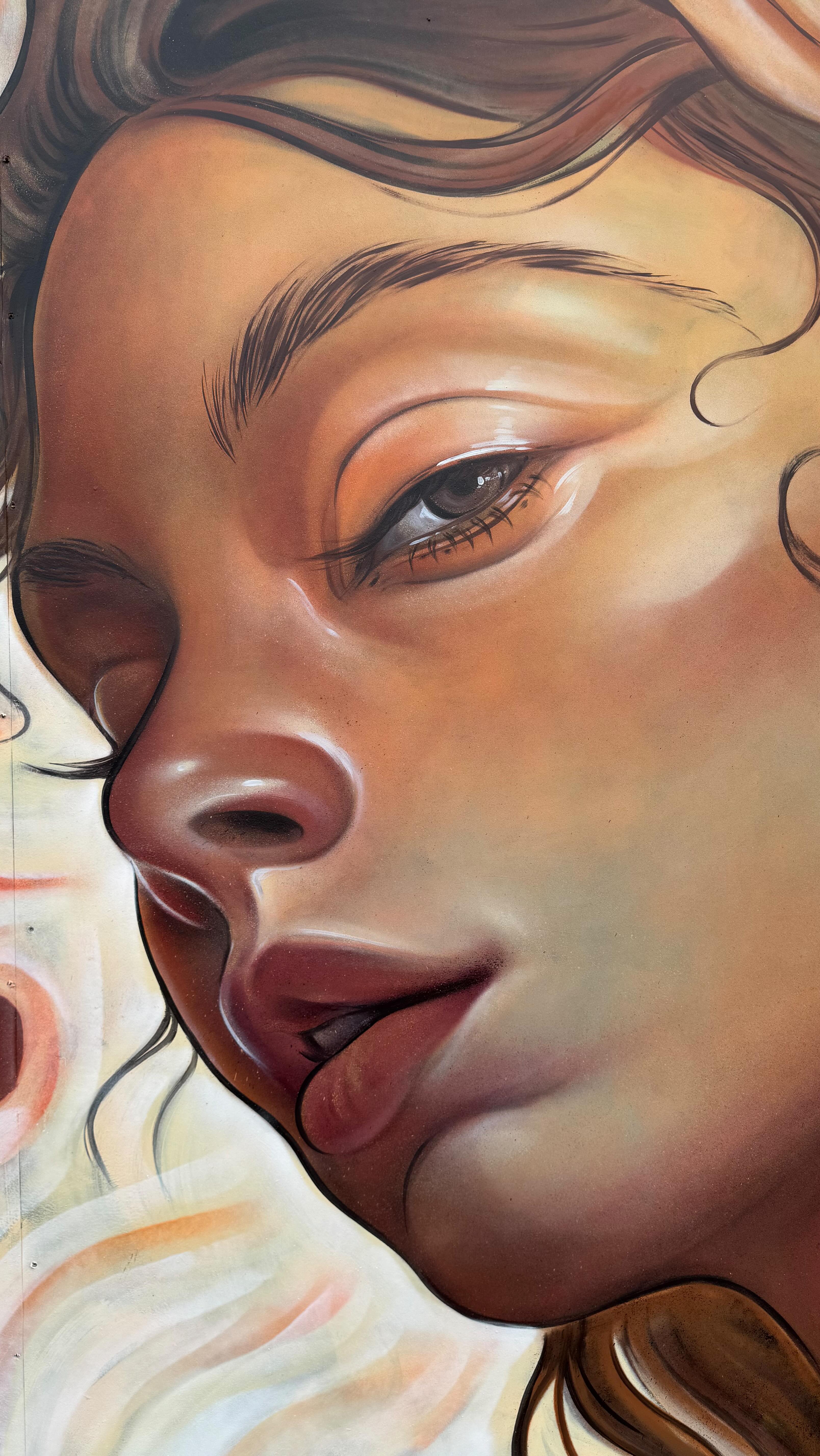 “History Doesn’t Whisper” A quick mural for @secretdreamsfest