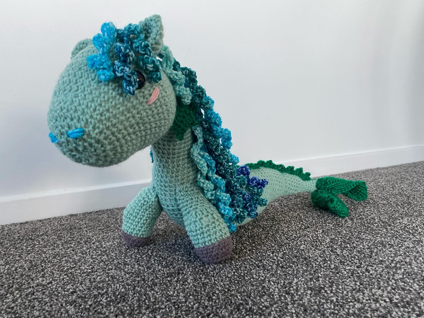 Water Kelpie. #mythicalcreatures #crochetcreatures #crochetkelpie