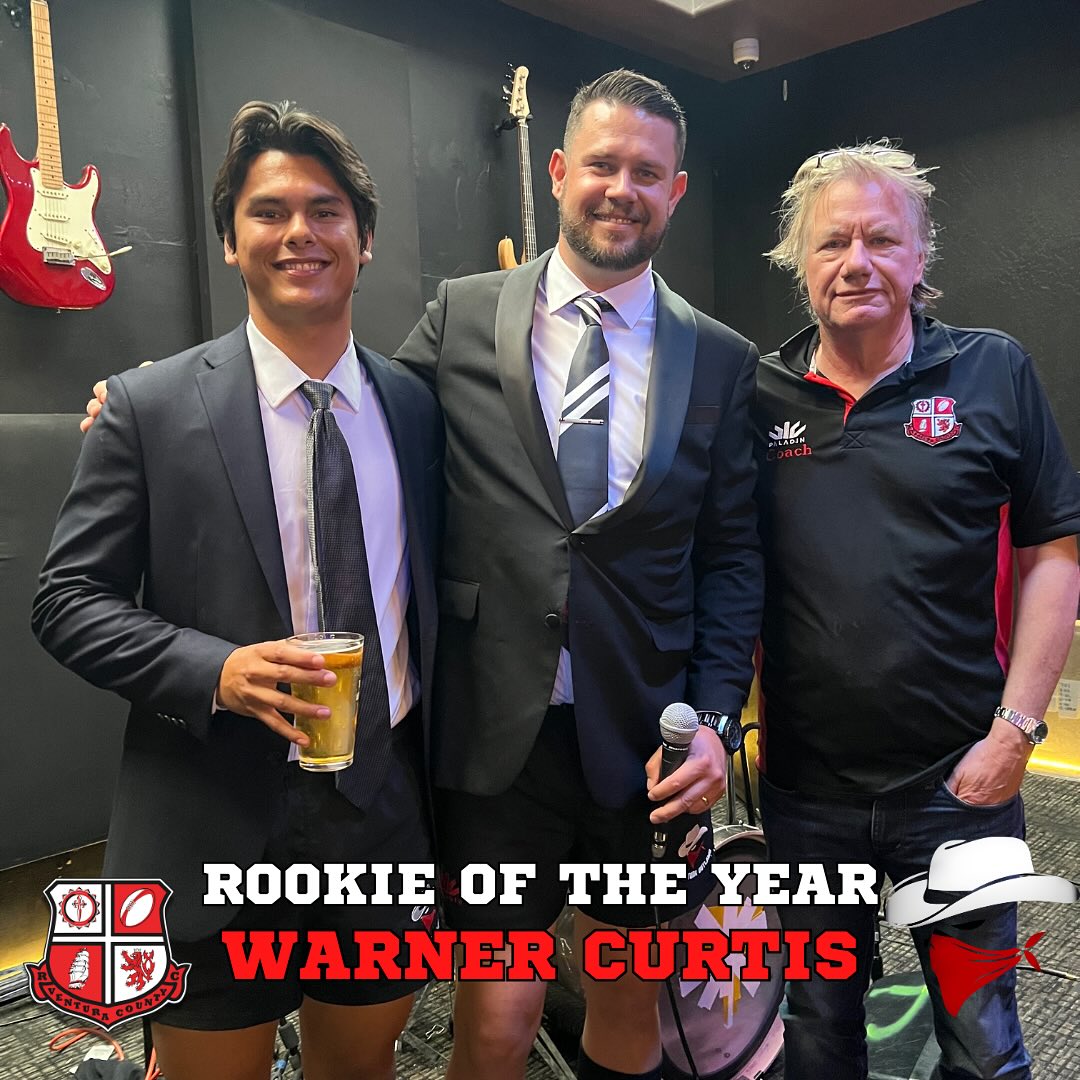 🏆 Rookie of the Year 2025 🏉
Big shoutout to Warner Curtis for earning this year’s Rookie of the Year honors!
Warner came in with some rugby experience, but took on the challenge of learning a brand-new position—and figuring out how to lead a team around the park. 📈🔥
Whether at training or game day, he gave 100% every time and quickly became a key part of the squad.
One day, he might even be as good as his old man… maybe. 😏
Congrats on a standout rookie season, Warner! 💪