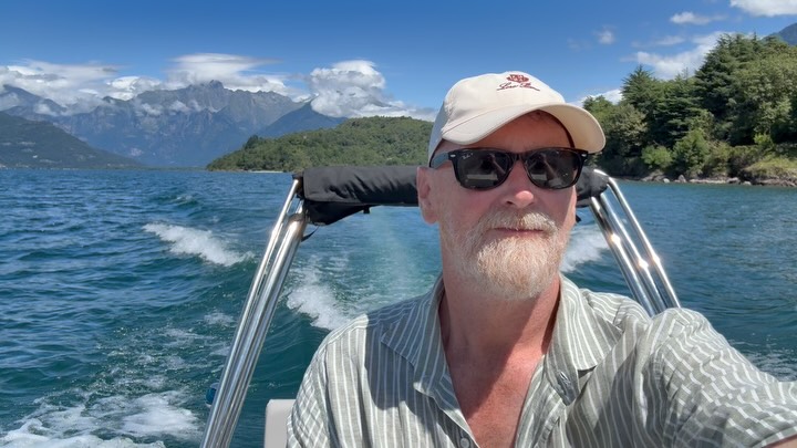 I signori Rubino e Cameroni sul lago di Como