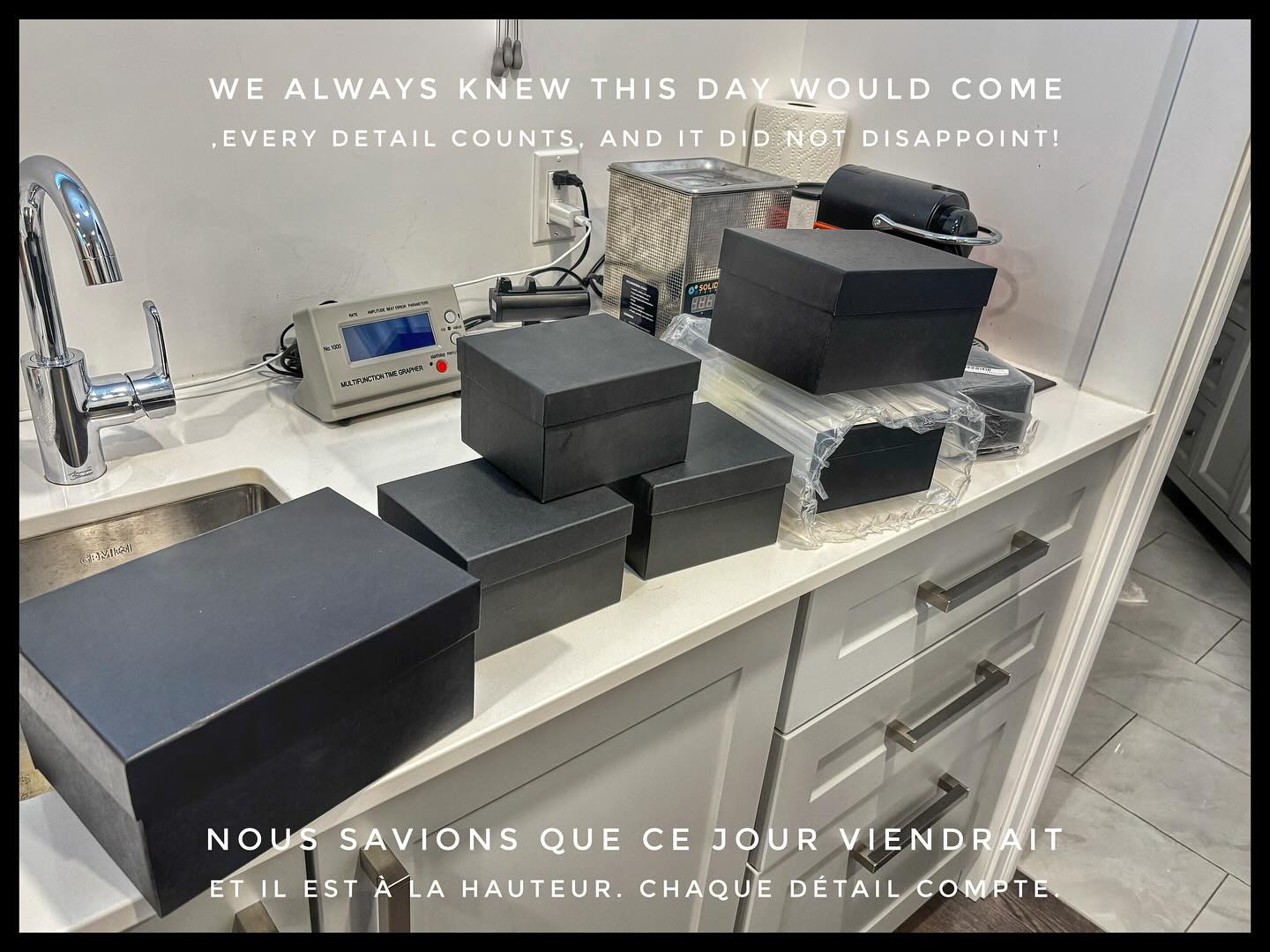 🇬🇧 Updates from Tavish & Bishop Timepieces
The packaging selection process is underway, and every choice — from materials to form — is part of crafting an unboxing experience worthy of what we’ve built.
Every Tavish & Bishop timepiece is designed, and will be developed and assembled with care and precision in-house here in Canada. While our movements incorporate select components from Swiss and Hong Kong origins, every aesthetic and technical decision reflects our own vision and standards.
We’re also finalizing CAD designs for our custom watch hands, refining dial work, and testing finishing options that balance mechanical performance with timeless style.
There’s much more to come — and it’s only getting more exciting from here.
—
🇫🇷 Des nouvelles de Tavish & Bishop Timepieces
Le processus de sélection de notre emballage est en cours. Chaque décision — du matériau au format — fait partie d’une expérience d’ouverture à la hauteur de ce que nous avons créé.
Chaque montre Tavish & Bishop est conçue, et sera développée et assemblée avec soin et précision ici même au Canada, dans nos propres installations. Bien que certains composants de nos mouvements proviennent de Suisse et de Hong Kong, toutes les décisions esthétiques et techniques reflètent notre vision et nos exigences.
Nous finalisons également les dessins CAO de nos aiguilles sur mesure, tout en peaufinant les cadrans et les finitions pour atteindre l’équilibre parfait entre performance mécanique et élégance durable.
D’autres nouveautés arrivent très bientôt — et elles méritent toute votre attention.