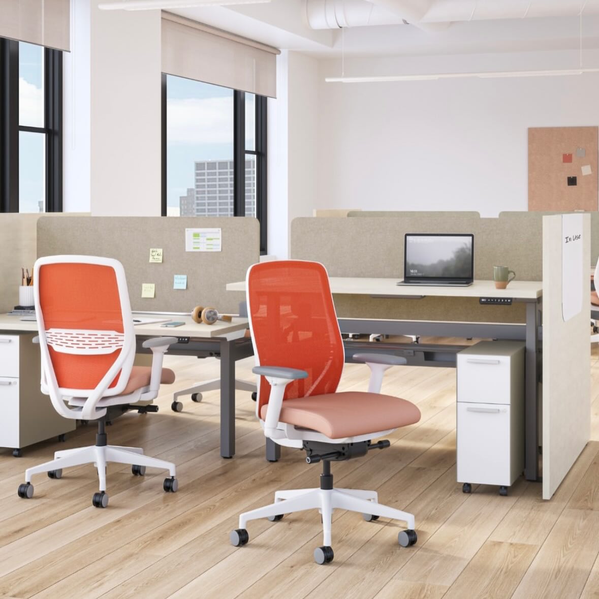 Add a pop of color and lasting comfort to your workspace with @honcompany Nucleus—now available in Spectrum Mesh. With 20+ stylish shades and breathable mesh, it’s made to keep you cool, comfortable, and focused.