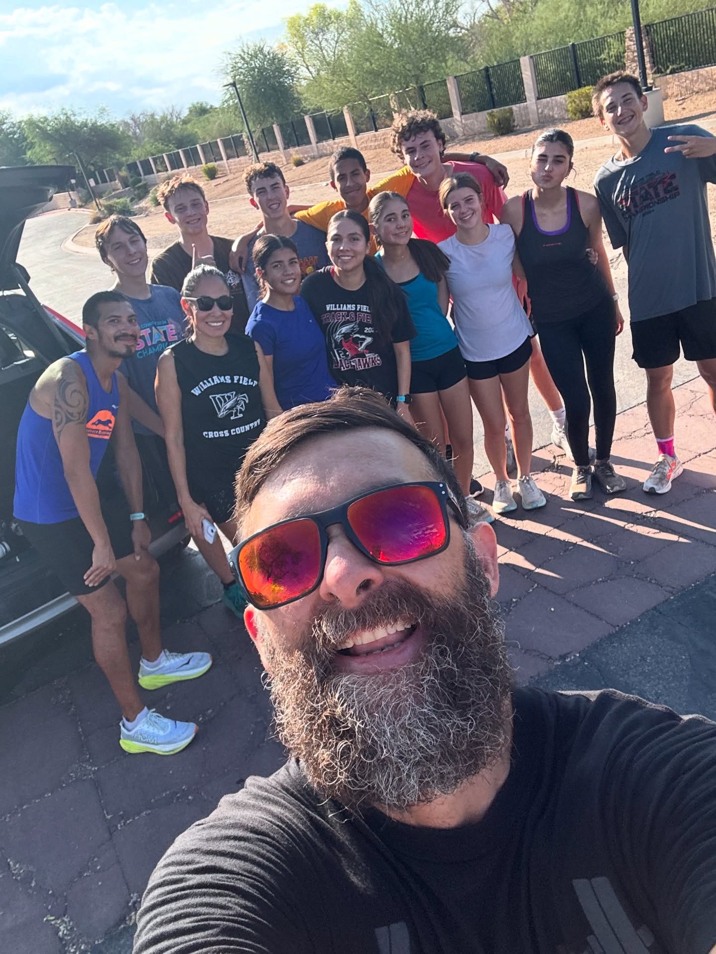 41 miles this week for 41 years around the sun!
As a coach, you think it’s your job to help athletes become upstanding humans, build self-confidence, have fun, and, along the way, run some solid times.
What you don’t realize at first is how much the athletes actually make you do all of those things too.
This past year, I had some health related issues (all good now), questioned coaching, questioned people, and lost my own self-confidence. But my @hurontrack family was there when I needed them most. And now, being with this group at @williamsfieldxc alongside Coach @soriano_runs , Coach @crybrown , our athletes, my Run All Day athletes, has refocused me, centered me, and helped me fall back in love with coaching.
They also reminded me why I fell in love with running in the first place, striving every day to be the best human I can be.
In 2020, after qualifying for Boston, everything shut down, and so did I. I poured myself into my athletes instead. This week, logging my highest mileage in five years, I’m reminded: it’s the communities around me, teammates, athletes, coaches, who have reignited my personal love for the sport. Not just as a coach, but as a participant. Living by the same words I preach to others.
Here’s to 41!