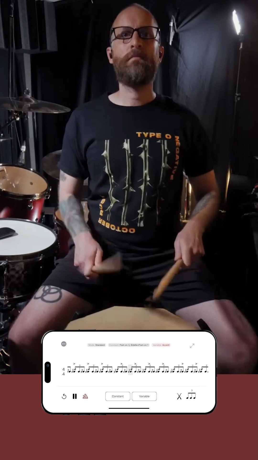 Get gridding, folks! 🤘🏻
The Percussion IQ App is the Practice Tool Built To Help You #drumsmart
DM them the word "Download" or visit the link in @percussioniq 's bio to get your hands on the app.
#whitechapel #percussioniq #percussioniqapp #whitechapelband #metaldrums #metaldrummer #metaldrumming #drumline #drumcorps #bluedevils #rudiments #rudimentaldrumming