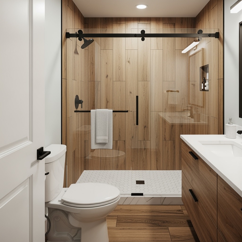 Bathroom goals: walk-in showers, wood vibes, and not a rubber duck in sight. đż
Full apartment bath remodelâbecause your morning routine deserves a glow-up too. From vision to reality: Your one-stop solution for design, materials, and build.