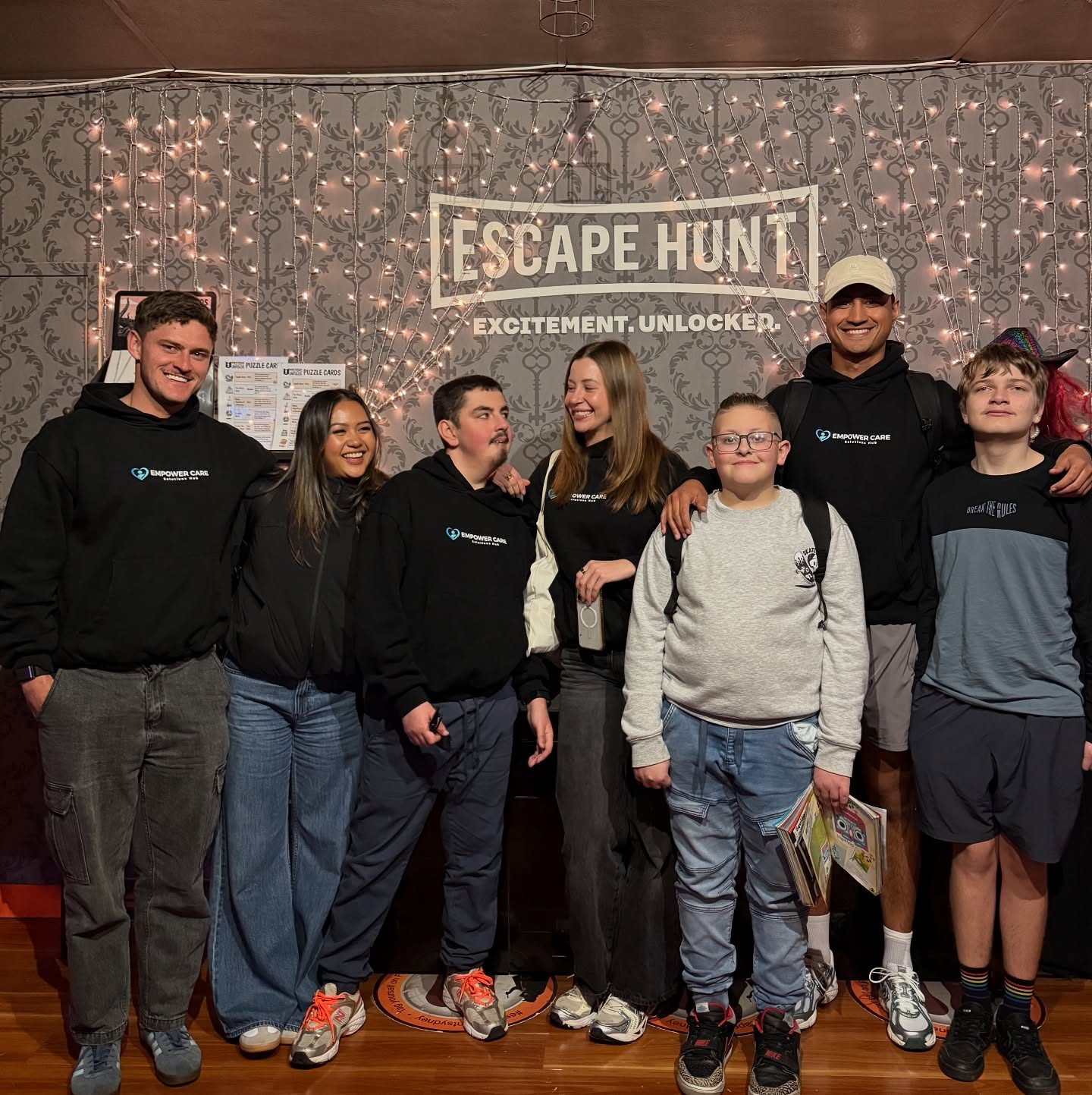 That’s a wrap for the July School Holiday Program!
Week 2 took us on a journey, with a movie day watching How to Train Your Dragon, a beautiful nature walk at the Three Sisters, and an exciting escape room adventure to finish strong.
Plenty of laughs, memories, and good times shared the Empower way!